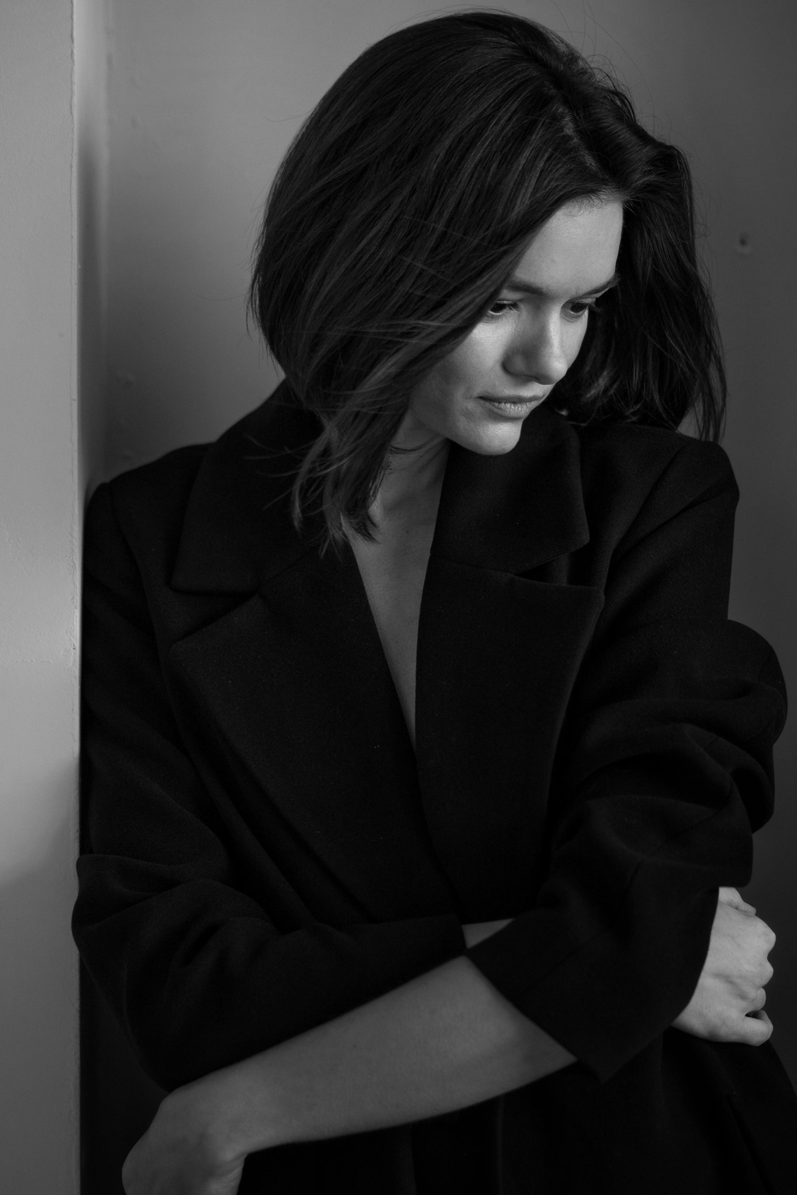 Фотопроект «Чёрное пальто». Valentina Elshina