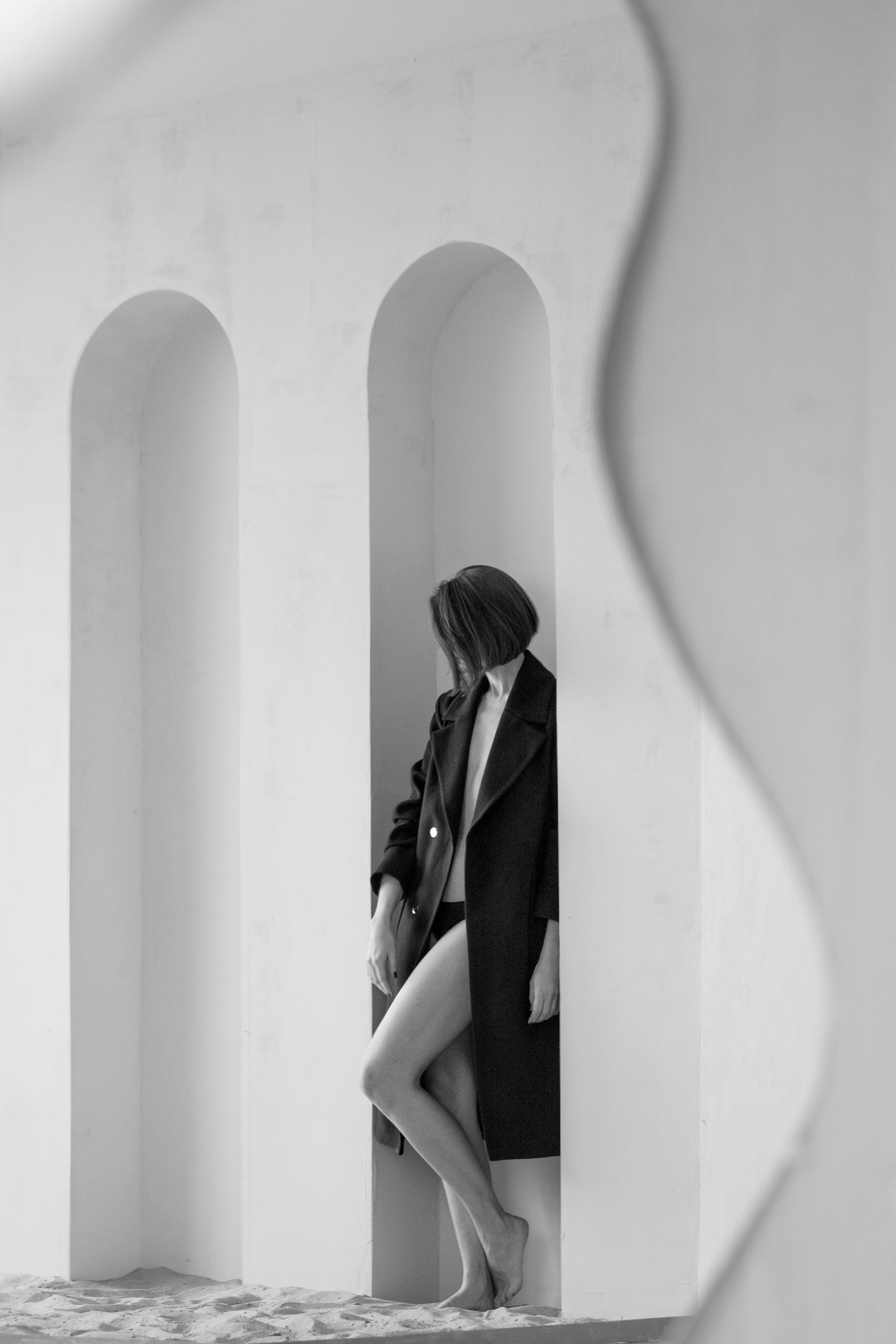 Фотопроект «Чёрное пальто». Valentina Elshina