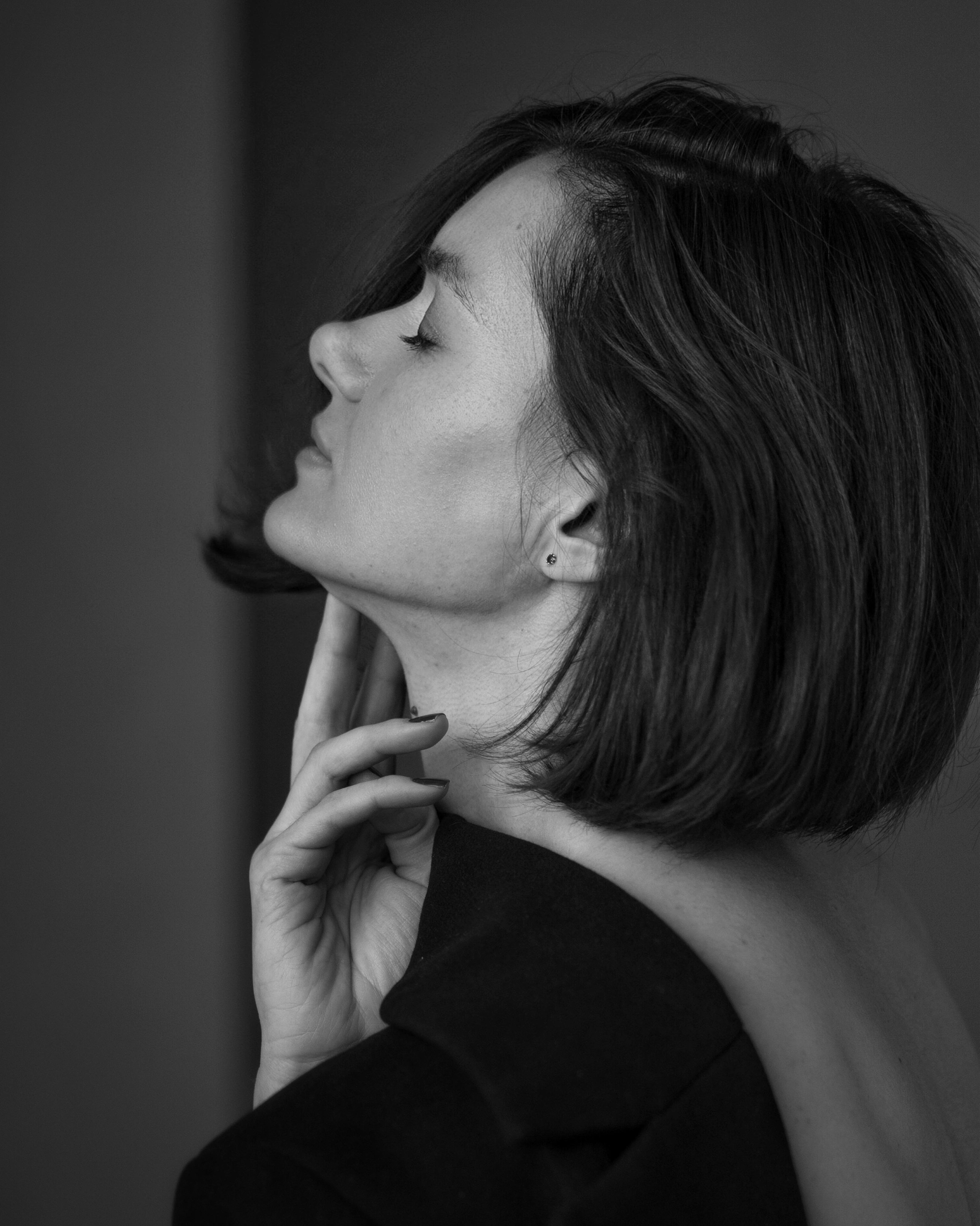 Фотопроект «Чёрное пальто». Valentina Elshina