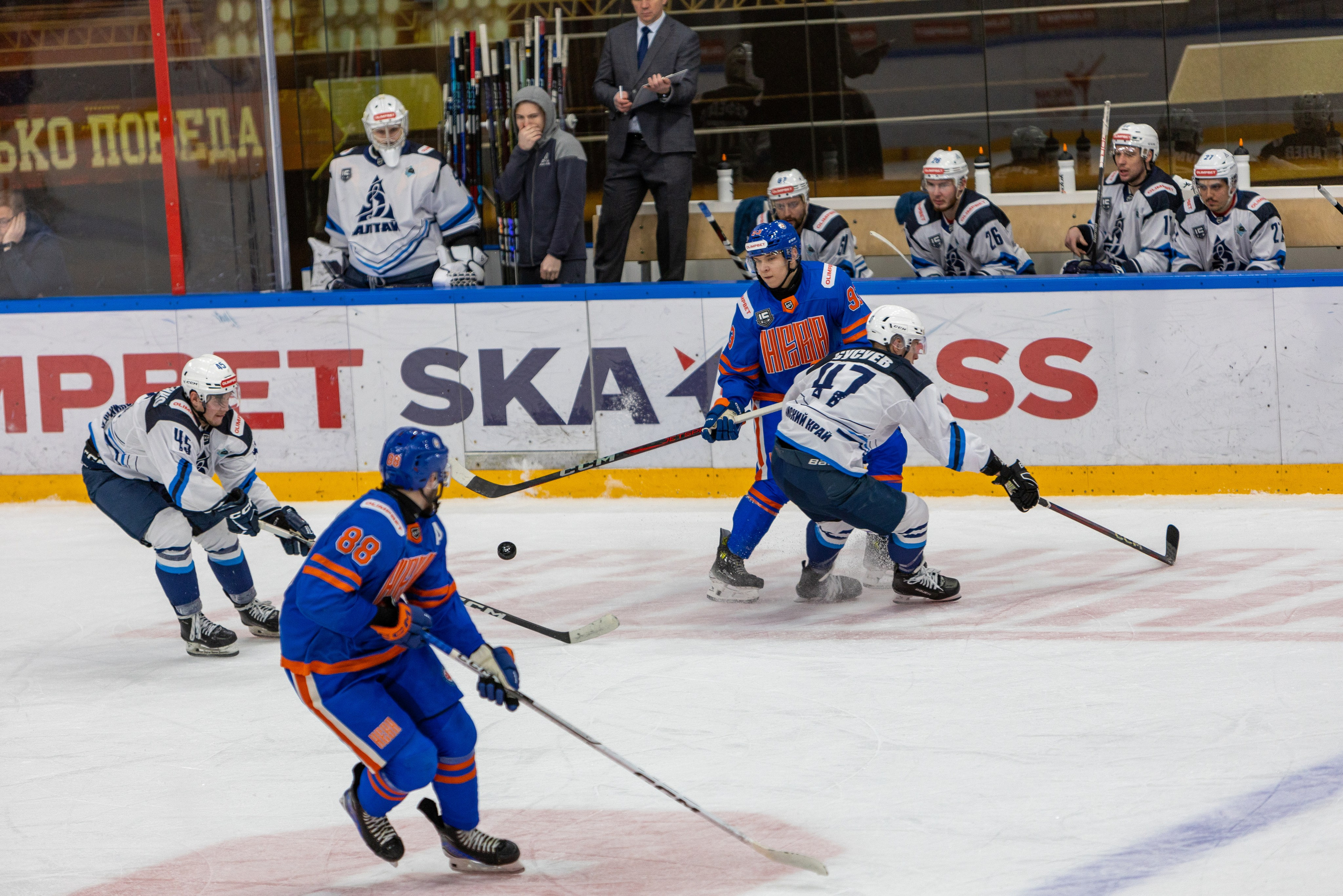 Хоккей СКА-Нева — Динамо-Алтай. Репортажный фотограф Санкт-Петербург | Роман Карбышев