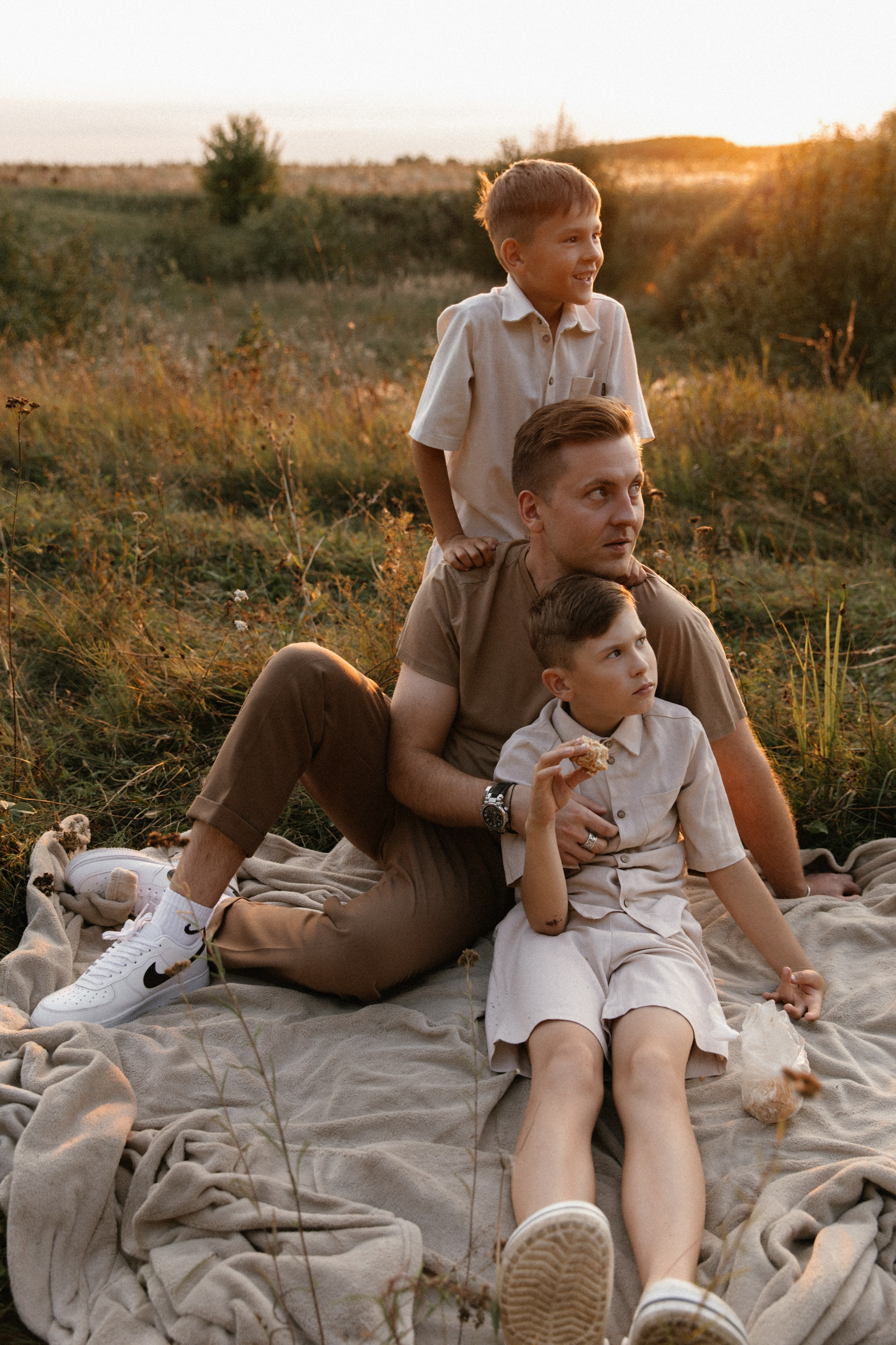Летний вечер одной семьи. Фотограф Ульяна Дивина в Нижнем Новгороде и Нижегородской области