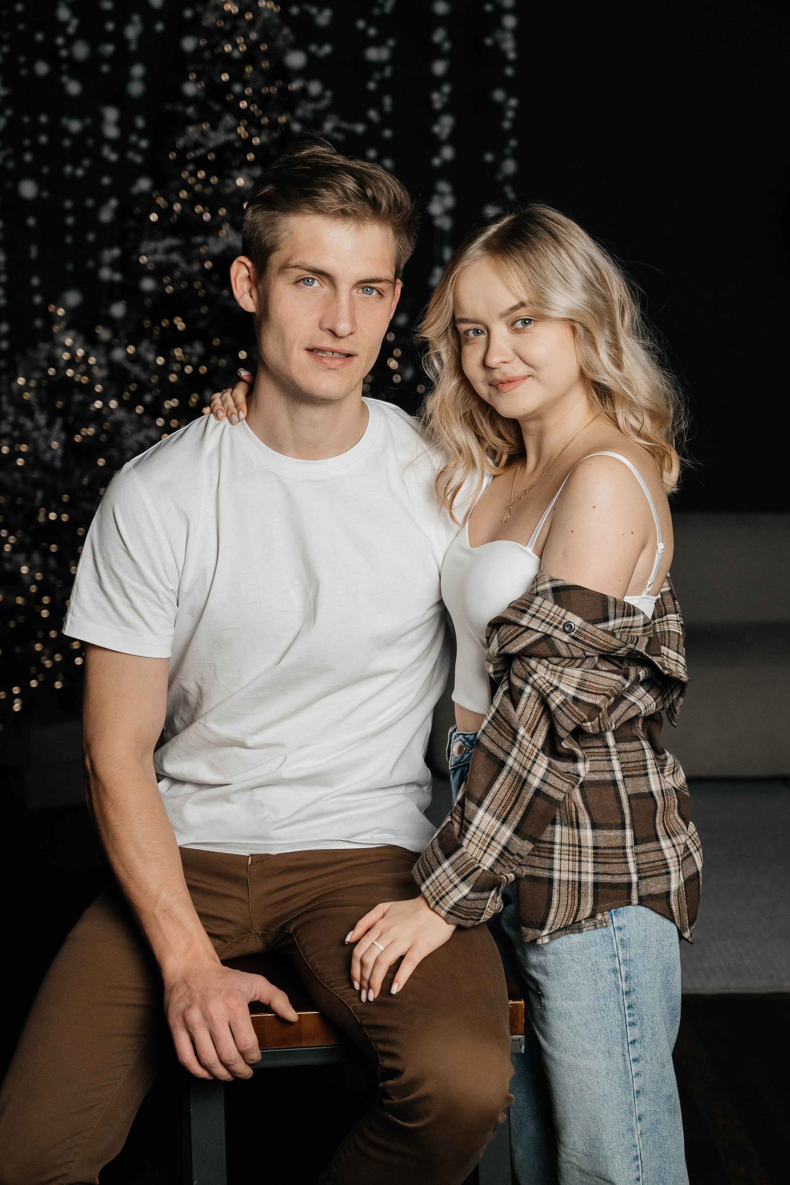 Новогодняя съёмка для Марии и Ивана. Свадебный и семейный фотограф г. Ярославль Савинская Анастасия