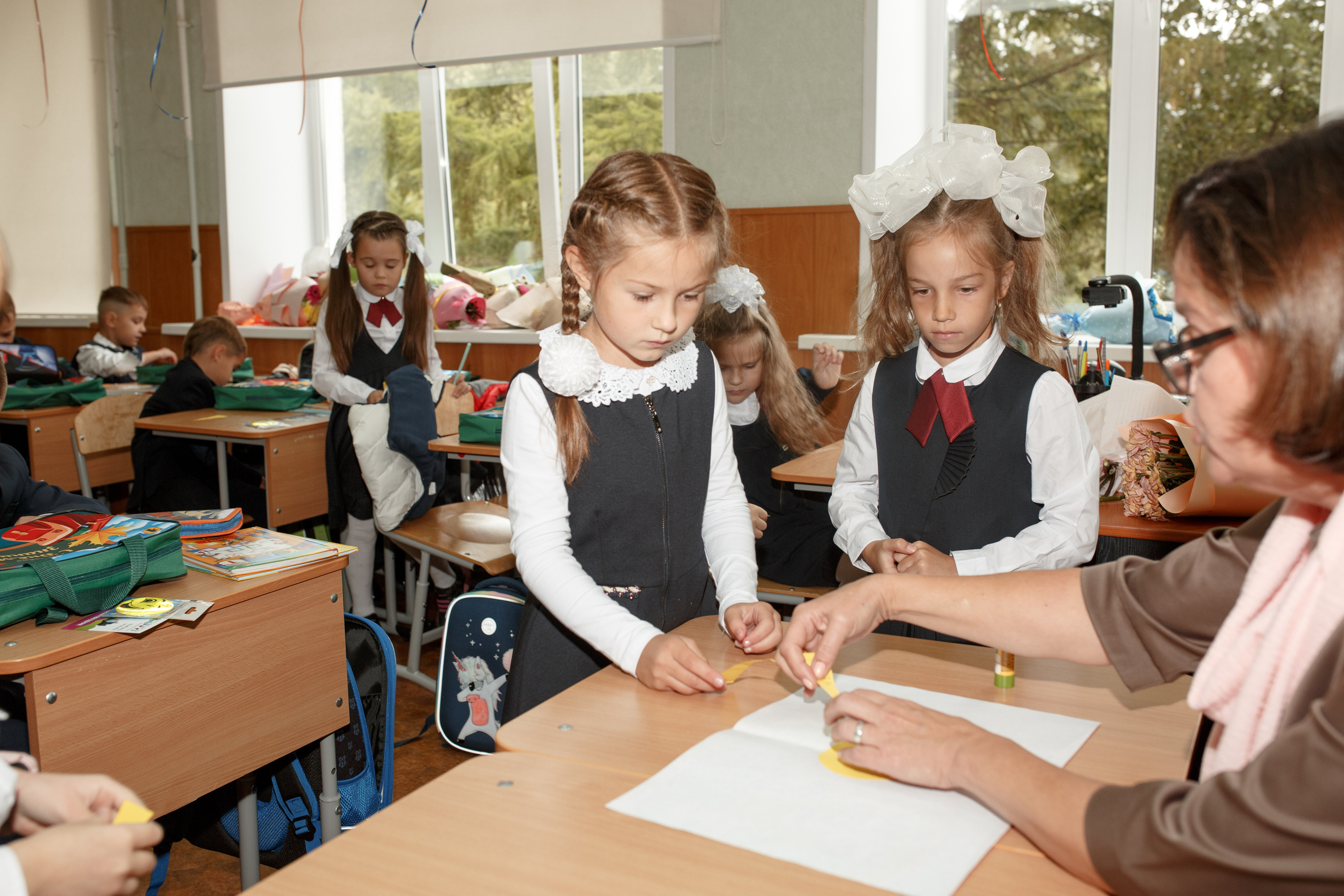 Линейка 1 сентября. Семейный и детский фотограф в Ярославле