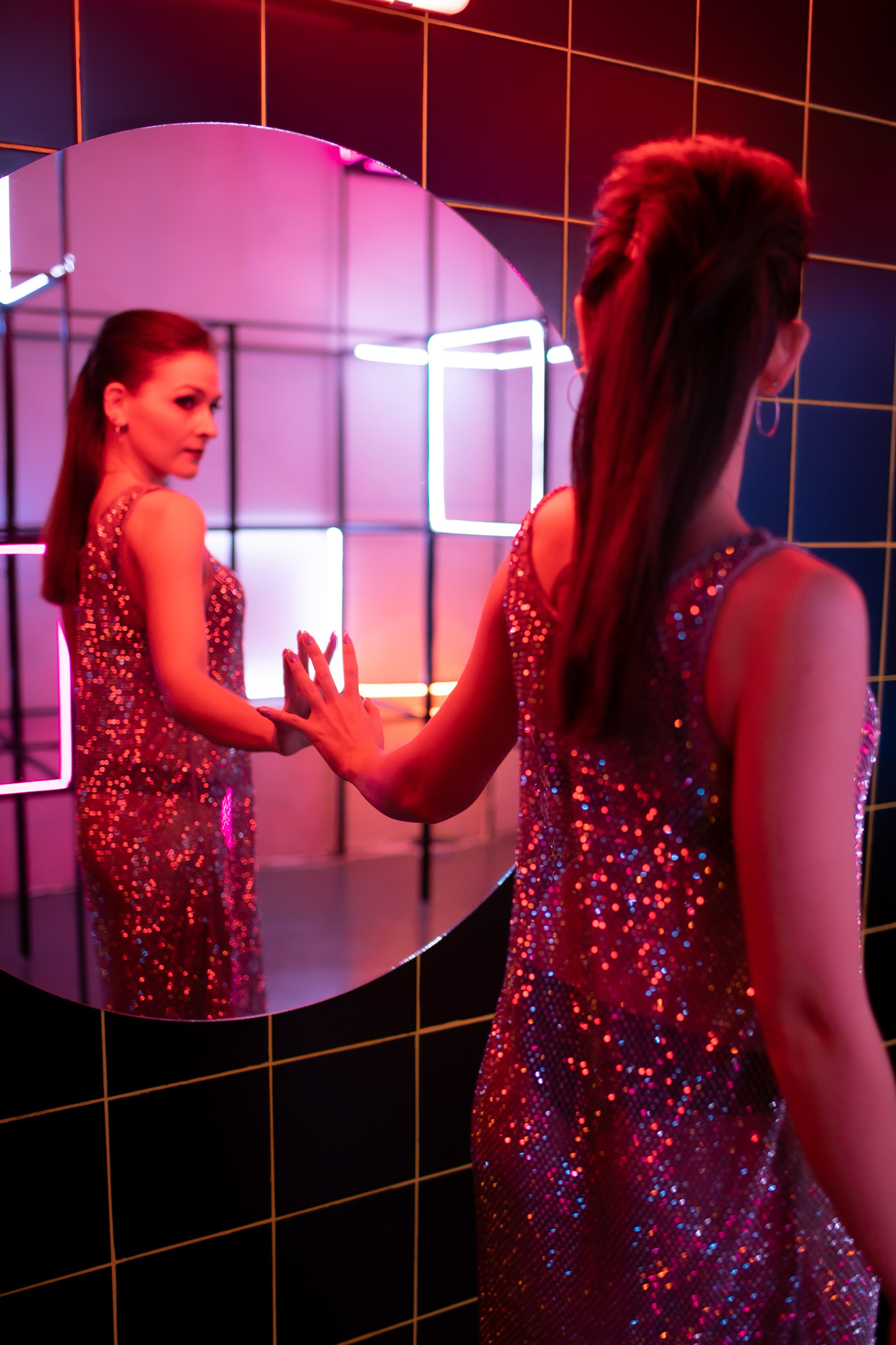 В Неоне. Семейный фотограф в Москве