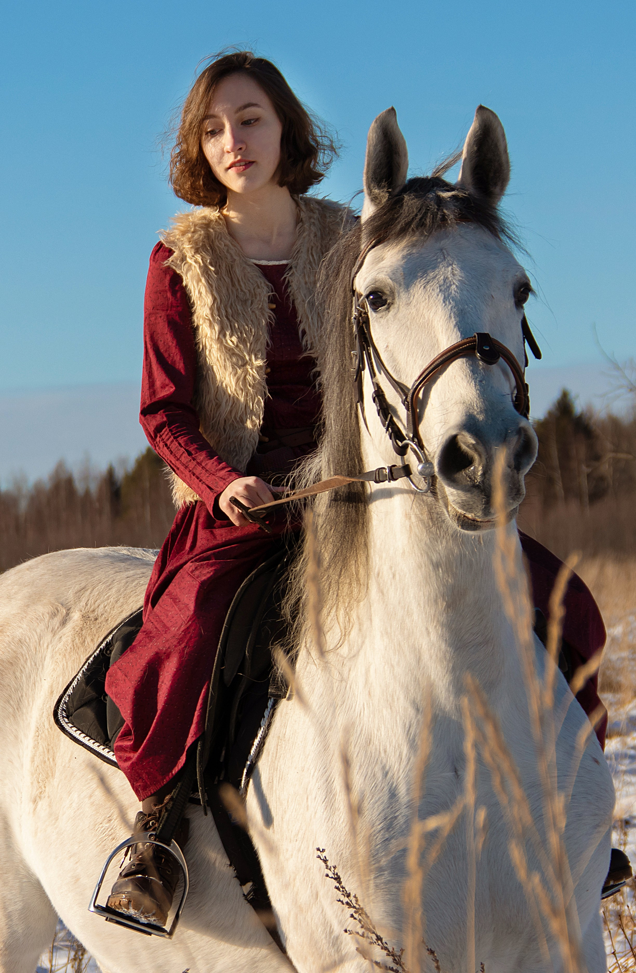Юная красавица на коне. Фотограф в Москве Юлия Карпова