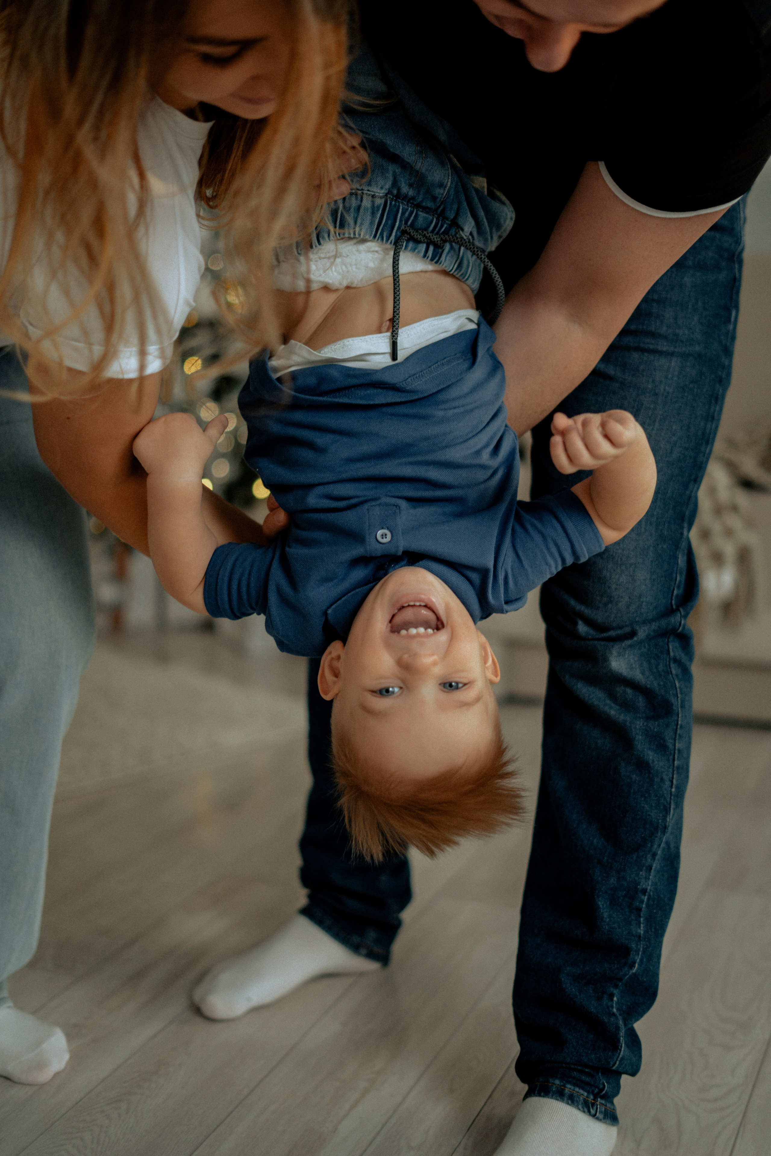 Студийная Новогодняя семейная съемка. Фотограф сахалин