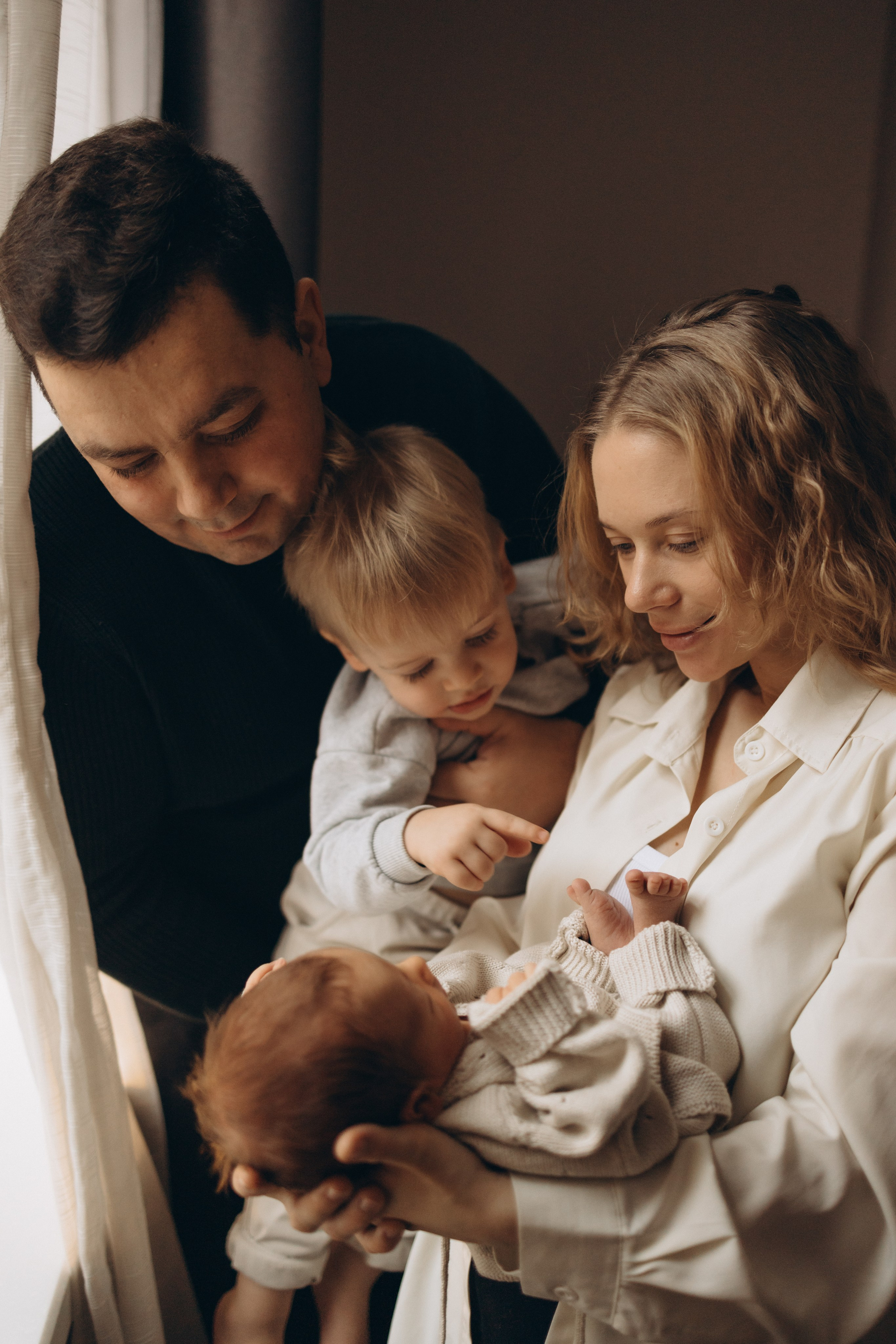 Мирон 1 неделька. Семейный и детский фотограф, женский портрет Москва Светлана Мертикова