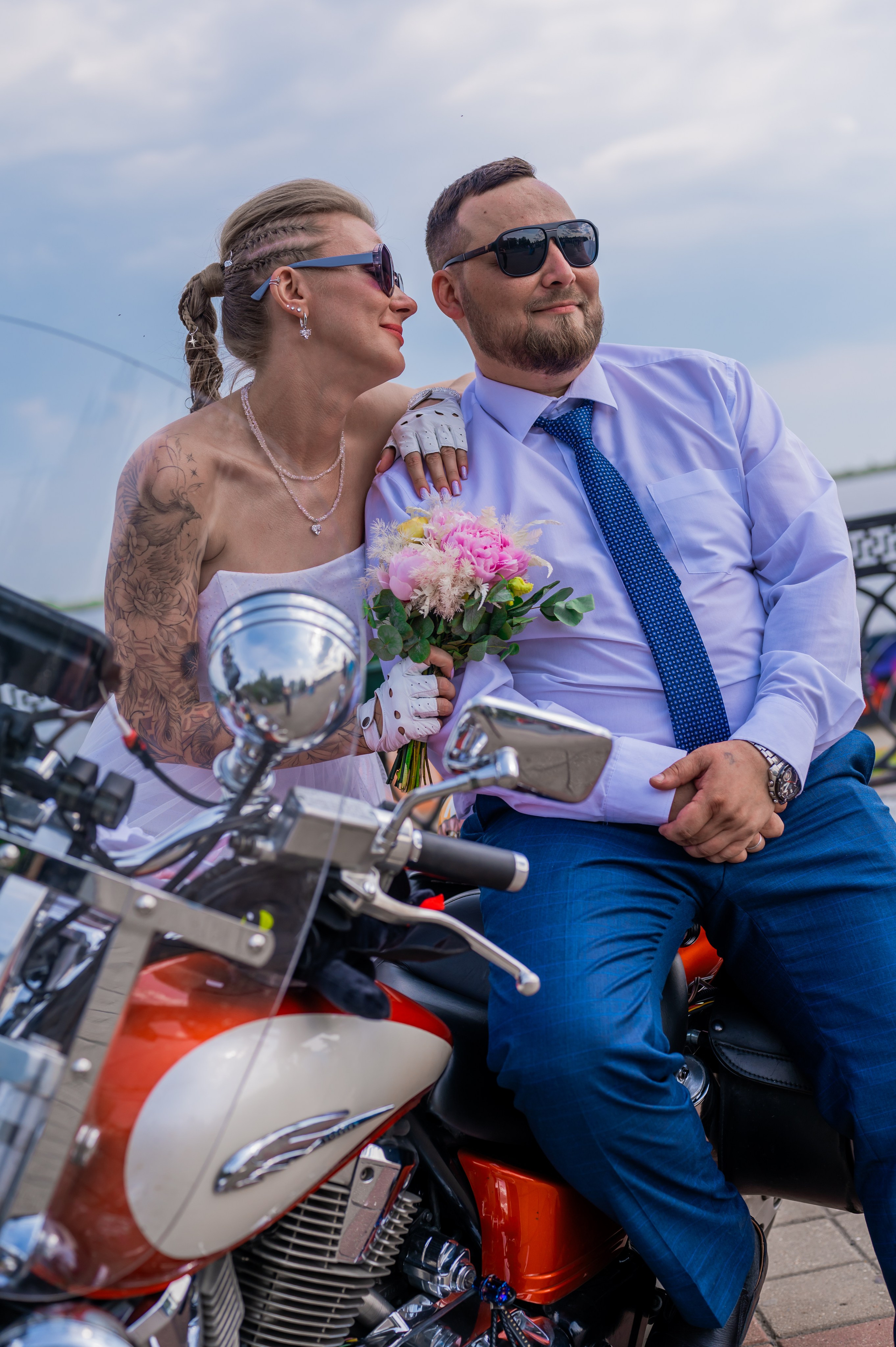 Мотосвадьба Евгения и Алены. Свадебный фотограф в Сургуте Любовь Гуляева