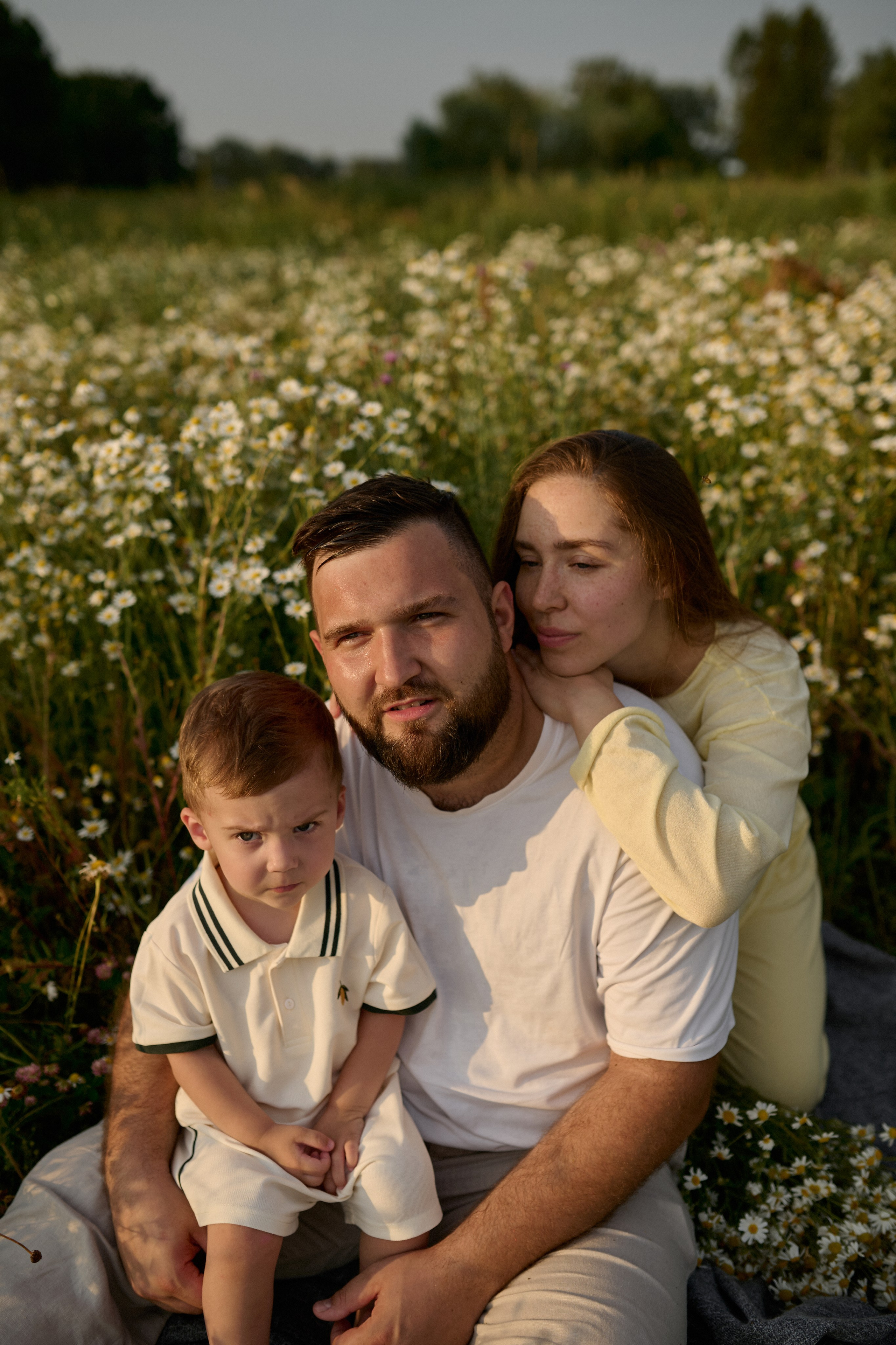 Рома, Оля, Максим и ромашки. Семейный и свадебный lifestyle-фотограф в Москве Мария Петрова