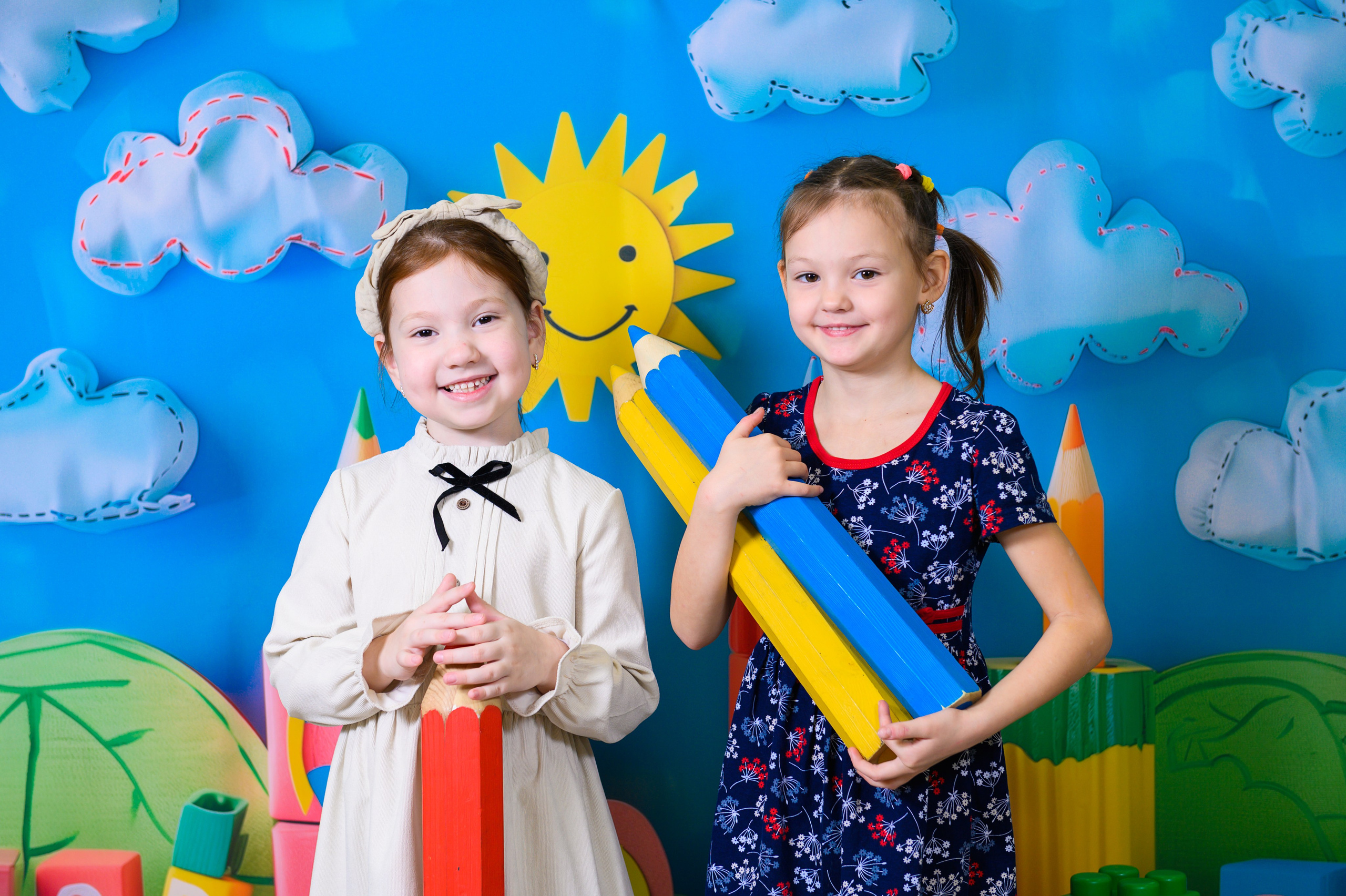 Фотосессия на выпускные альбомы для детского сада. Выпускные альбомы Искитим Бердск Новосибирск