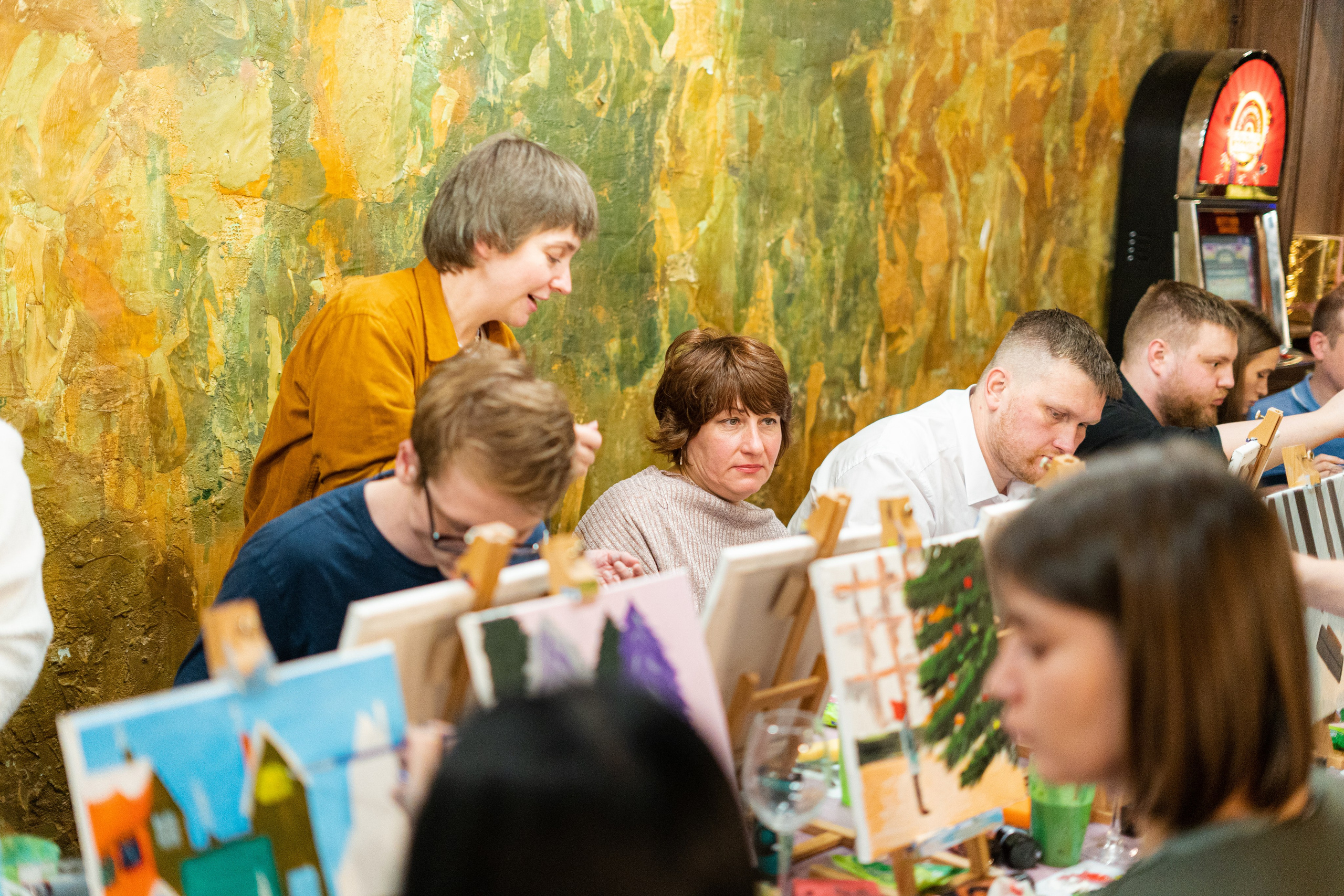 Корпоратив Teach Me Art 2. Портретный фотограф в Москве и Санкт-Петербурге Арина Чех