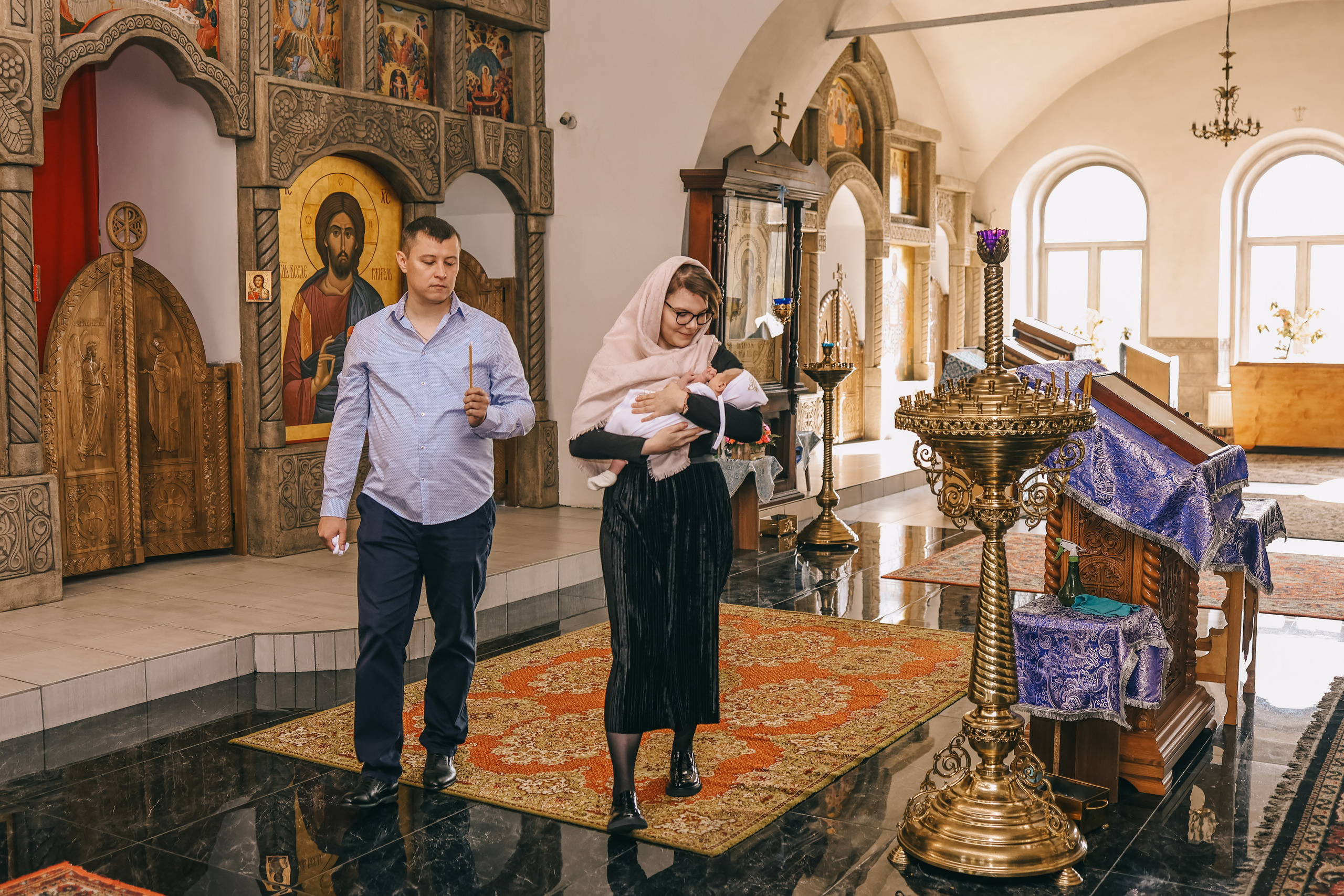 Крестины Льва. Свадебный и семейный фотограф в Воронеже Ксения Воротникова