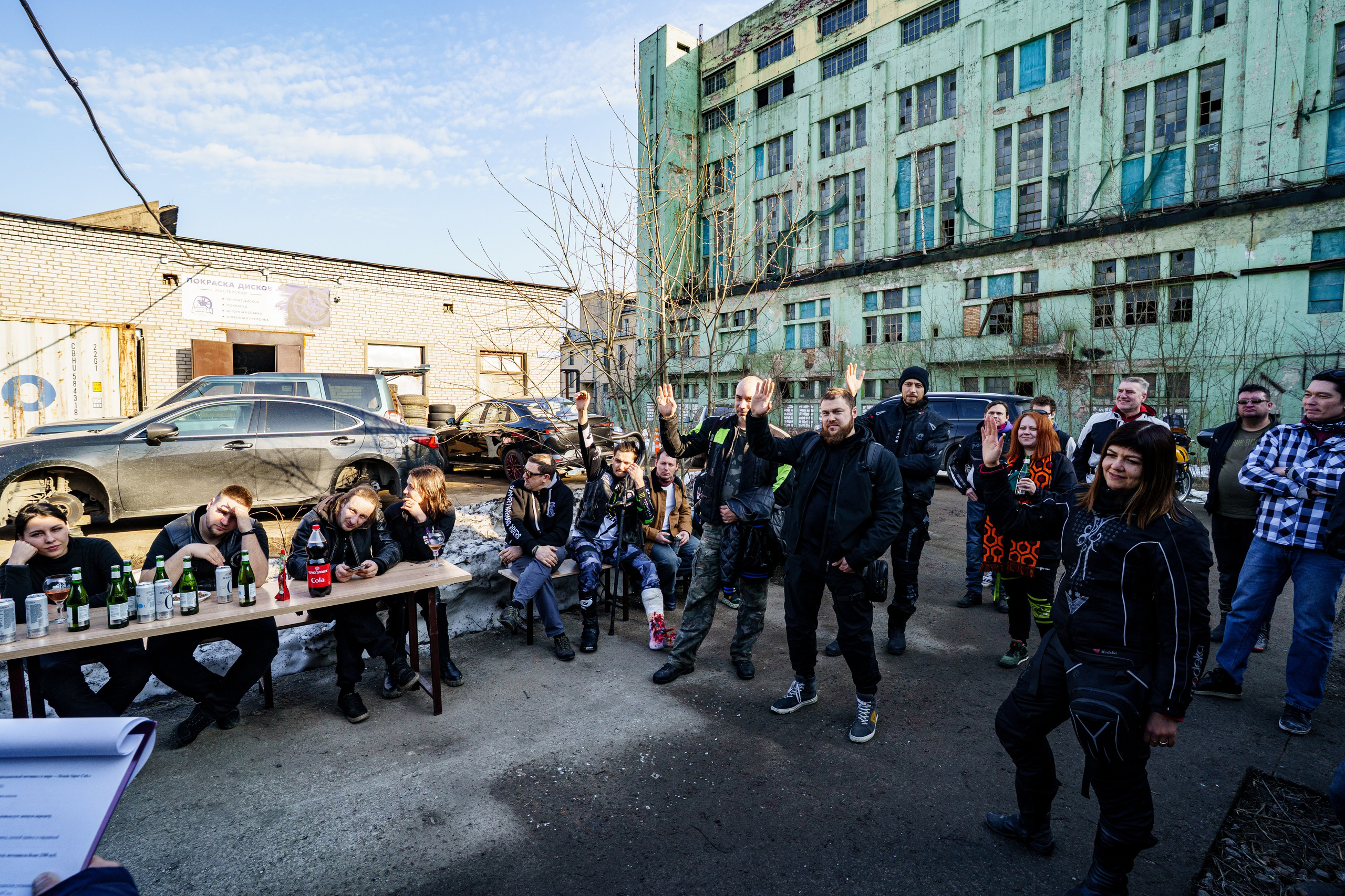 Прохват мотоклуба Norman Riders ч.2. Концертный и репортажный фотограф в Санкт-Петербурге Слава Пахомов