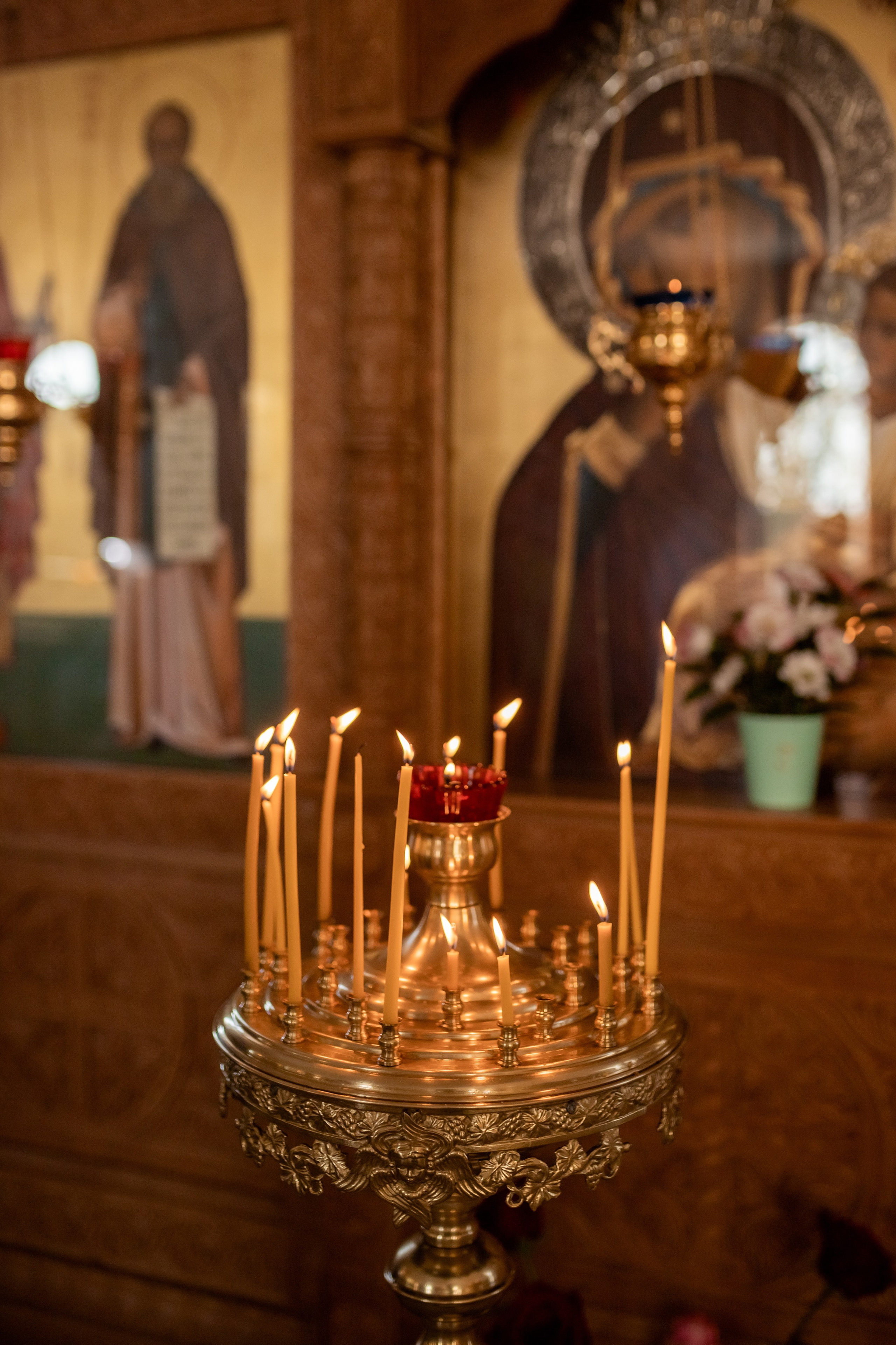 Крещение в Церкви Ватопедской иконы Божией Матери Отрада и Утешение. Олеся Семейская свадебный и семейный фотограф в Ростове-на-Дону