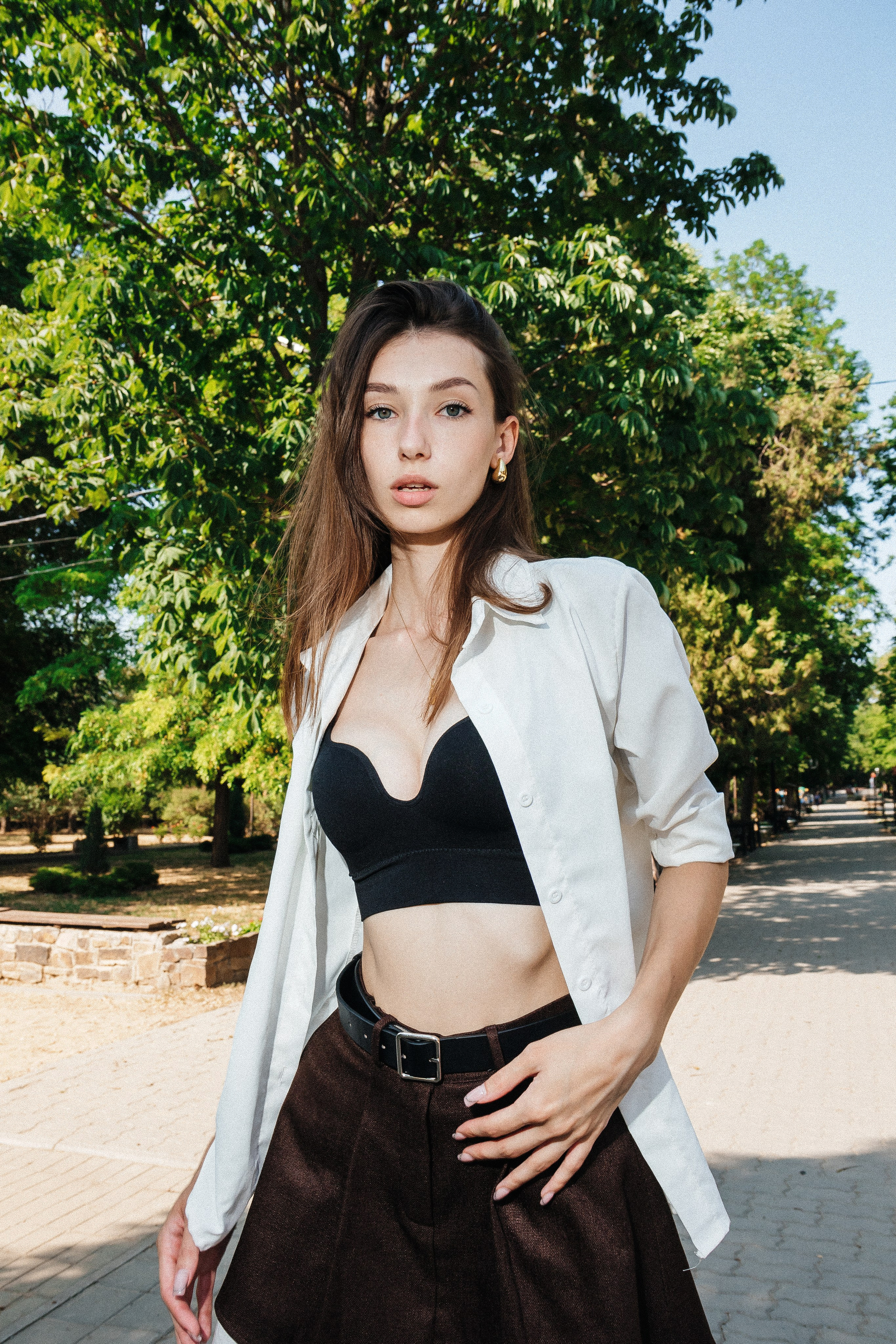 Лера в парке Горького. Фотограф Александр Бигари