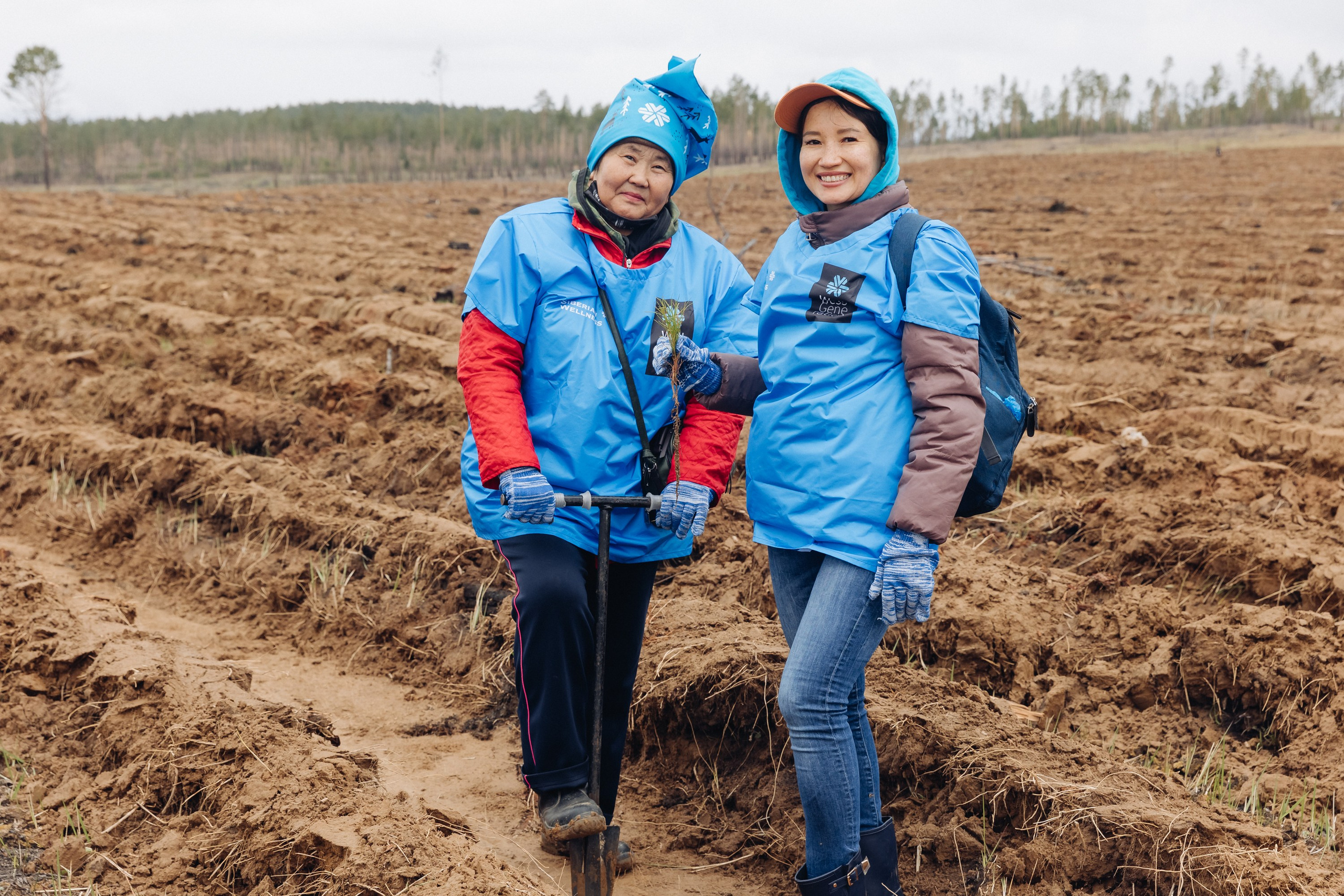 Siberian wellness. Ежегодная акция по посадке деревьев. Свадебный и семейный фотограф в Улан-Удэ