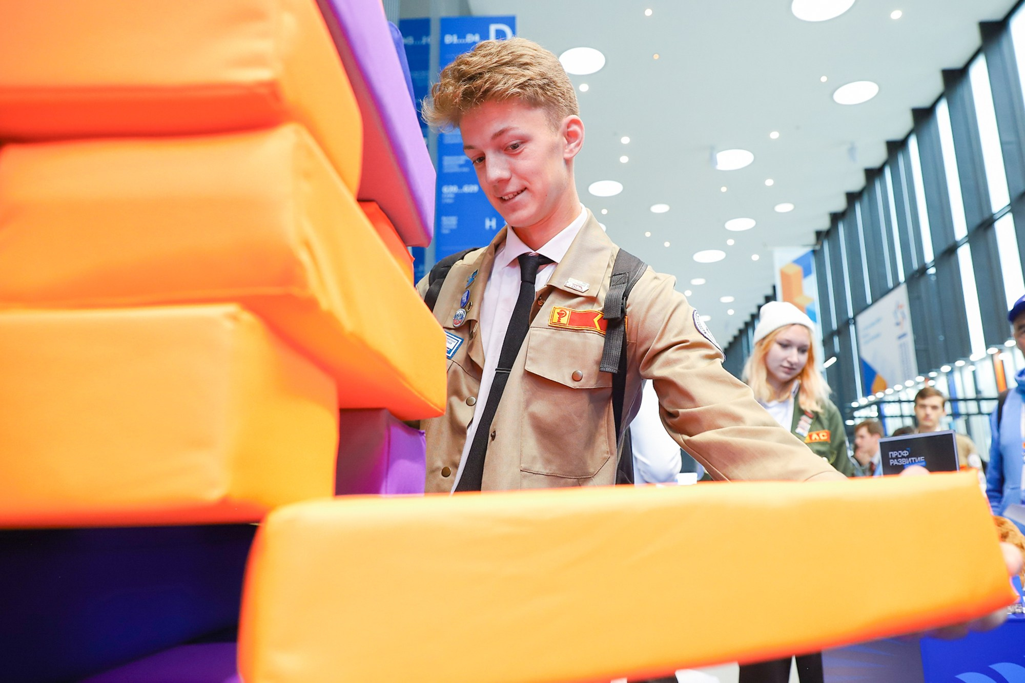 Стенд «Россия — страна возможностей». Фотограф Дарья Попова