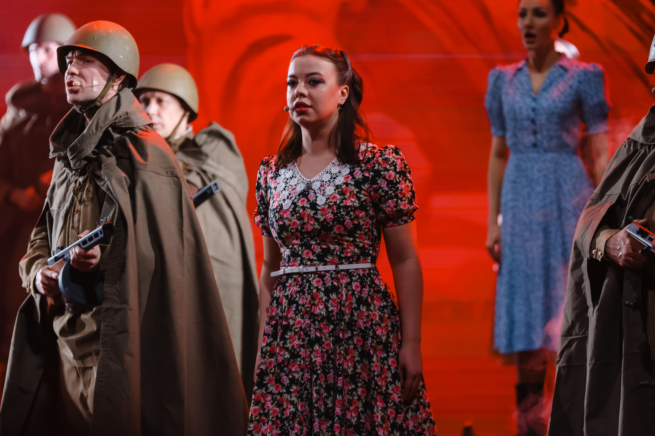 Василий Теркин, театр «Русская песня». Фотограф Ольга Махалова — Санкт-Петербург, Москва, Нижний Новгород