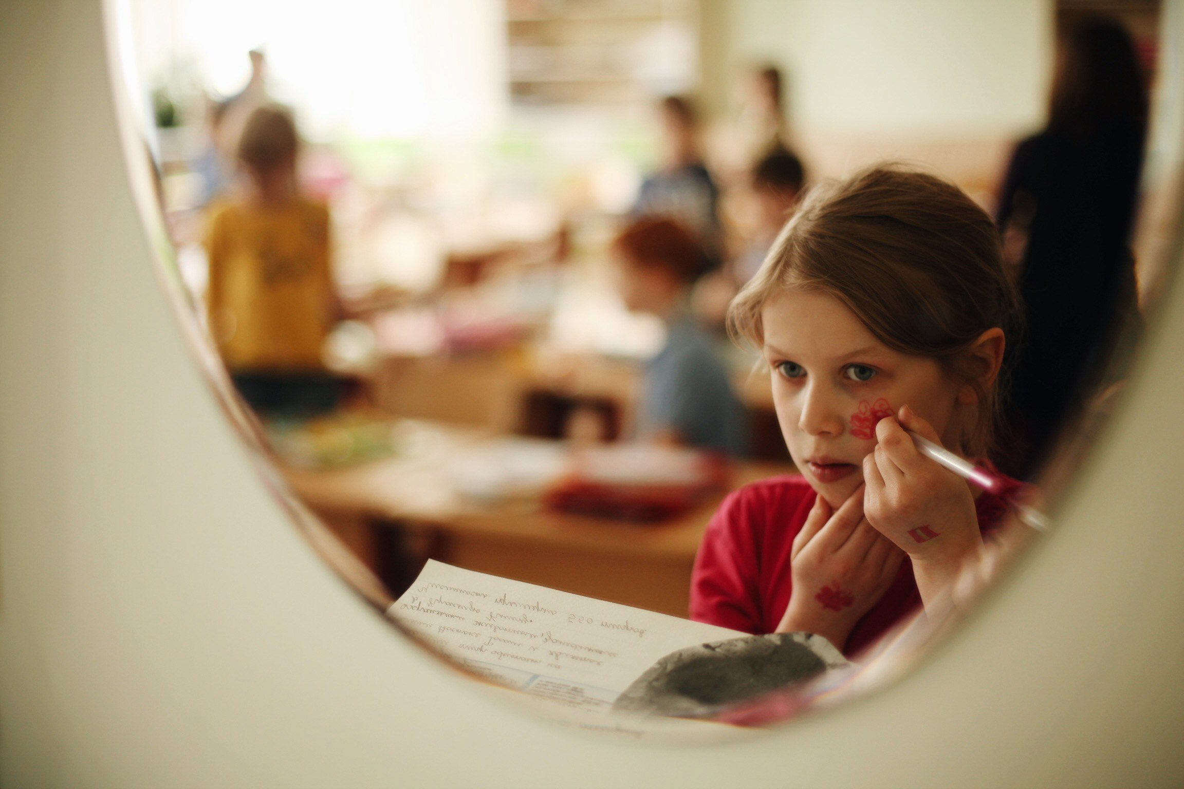 Школьные съемки. Ксения Плотникова