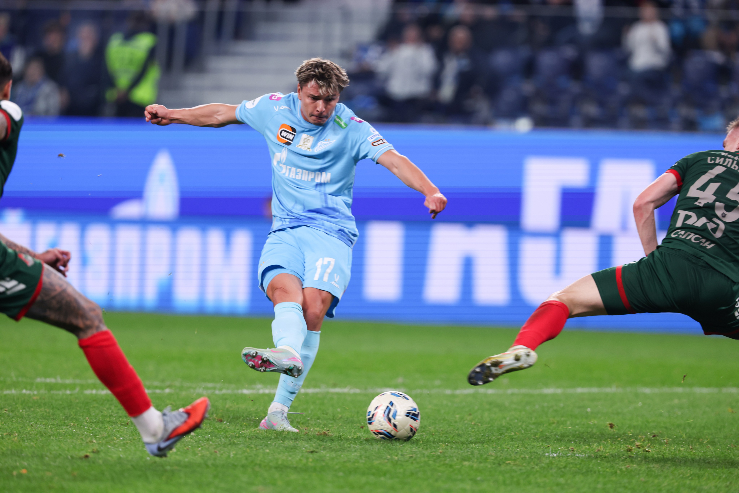 ФК «Зенит» — ФК «Локомотив» 14 тур РПЛ 01.11.2025. Спортивный и репортажный фотограф Антон Тереханов