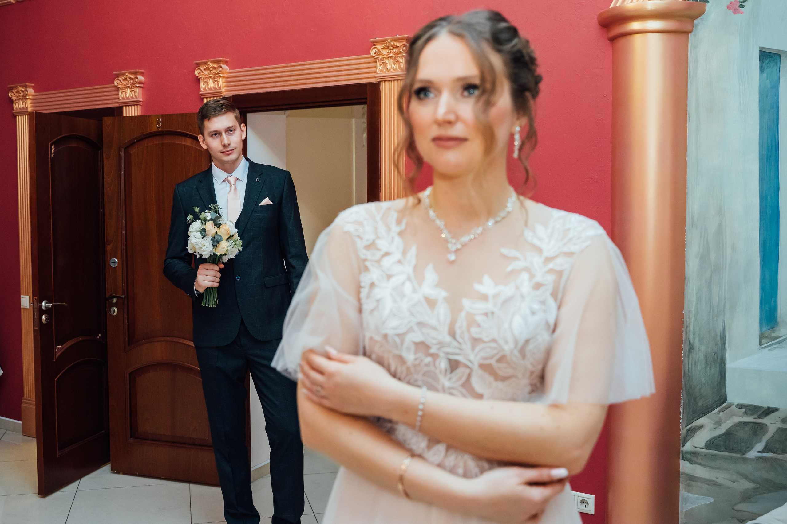 Максим и Анастасия свадебный день. Свадебный фотограф в Коломне, Воскресенске, Егорьевске Владимир Петров