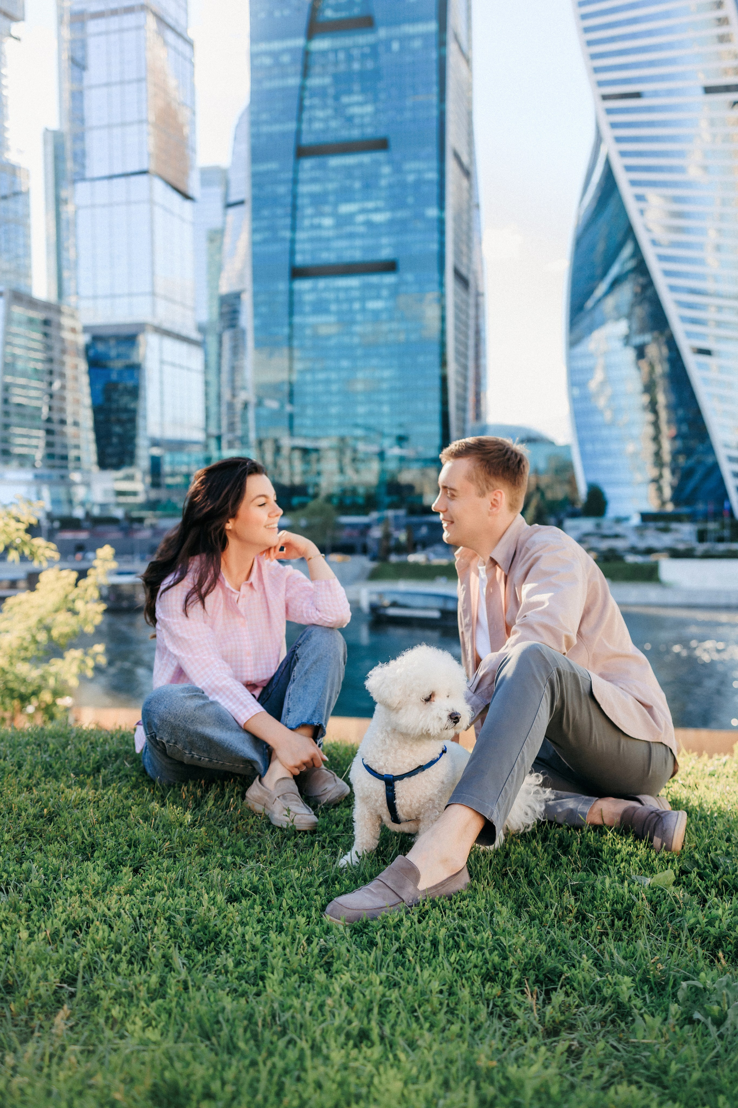 Марина, Данил и Бруно. Фотограф-анималист Елена Радченко, Москва