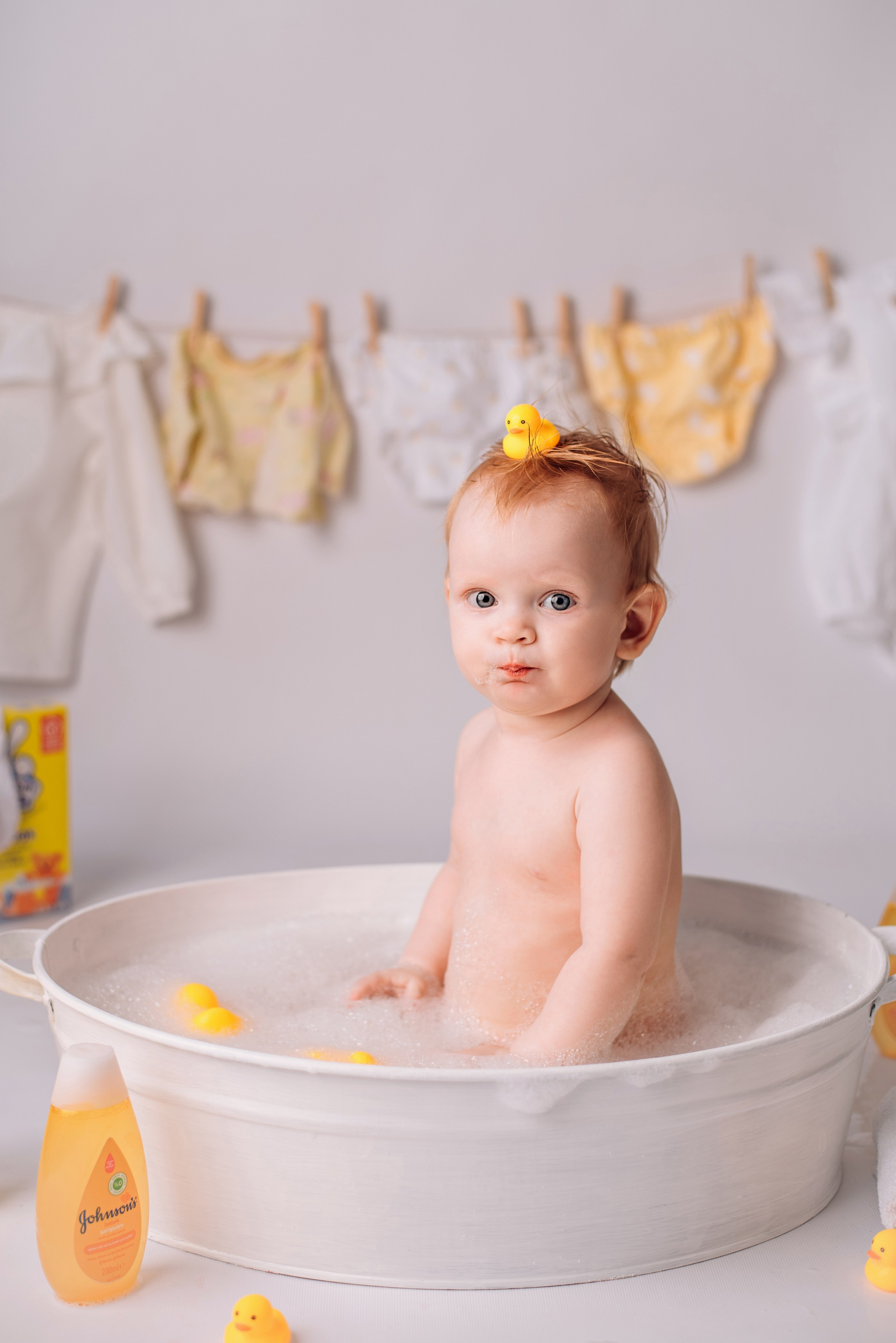 Молочные ванночки. Детский фотограф Ольга Жубрина