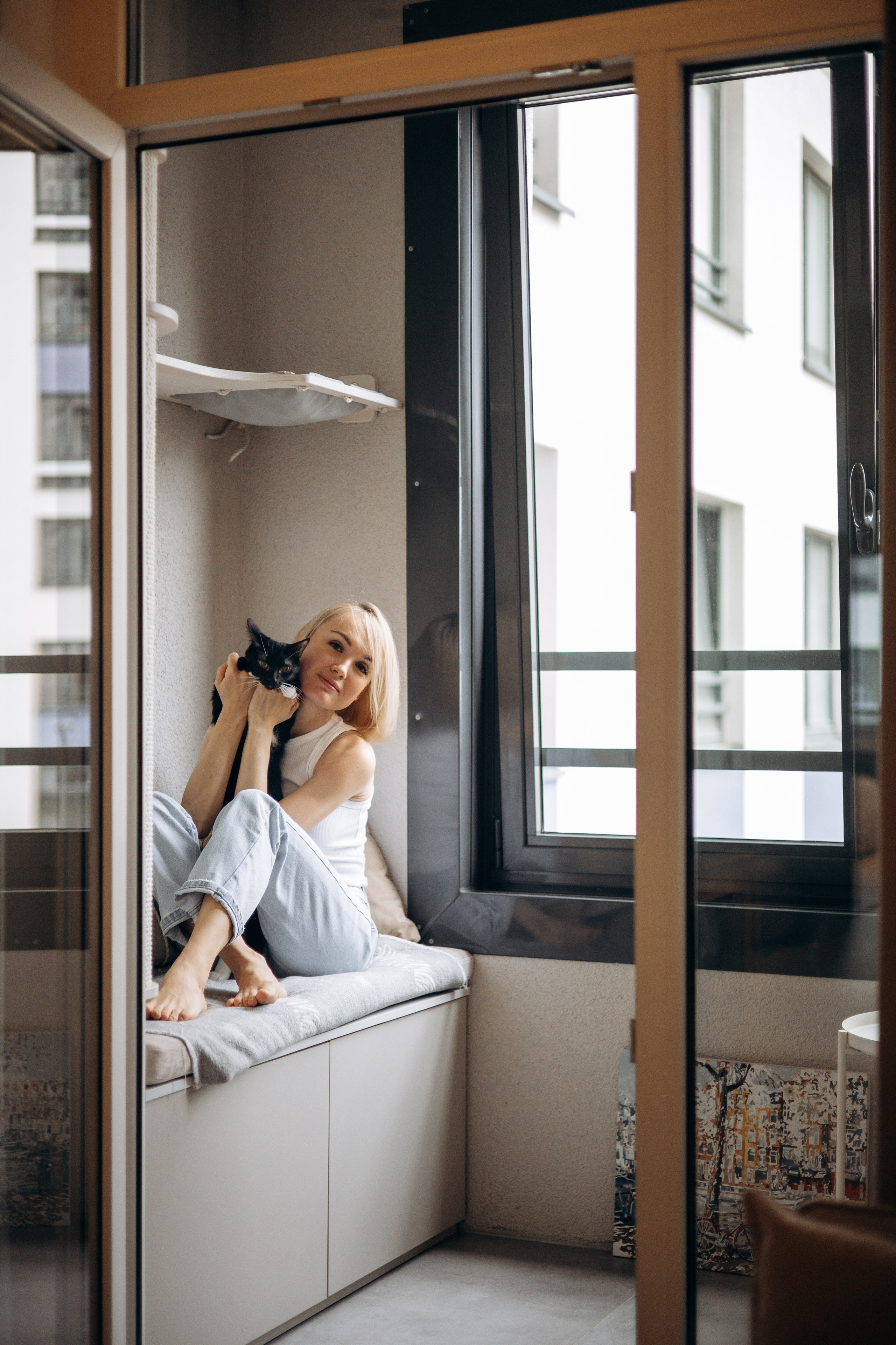 Оля, Барсик и Яша. Фотограф животных Евгения Верцинская