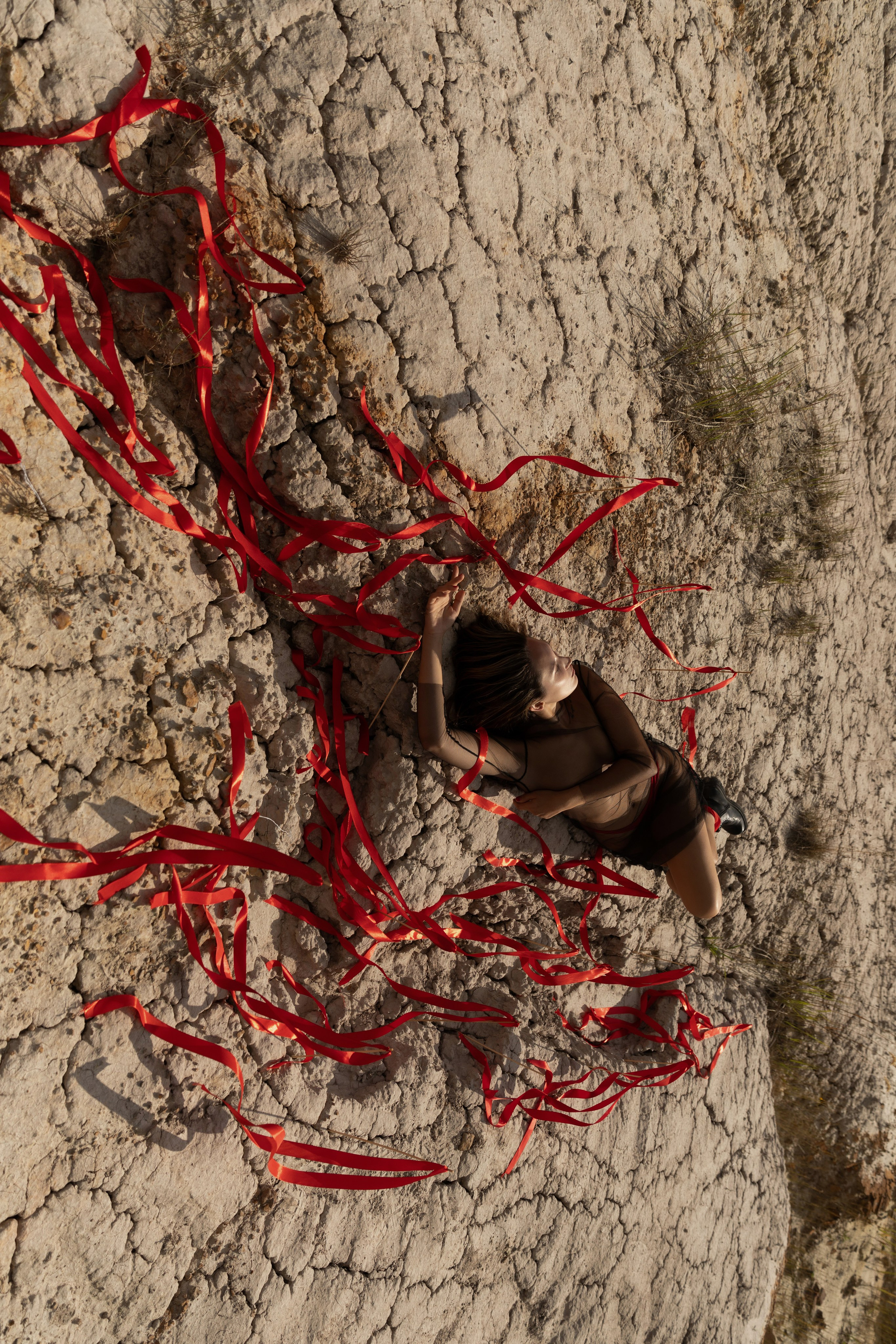 Александра «Red ribbons». Фотограф Мария Щеголькова. Чувственный женский портрет