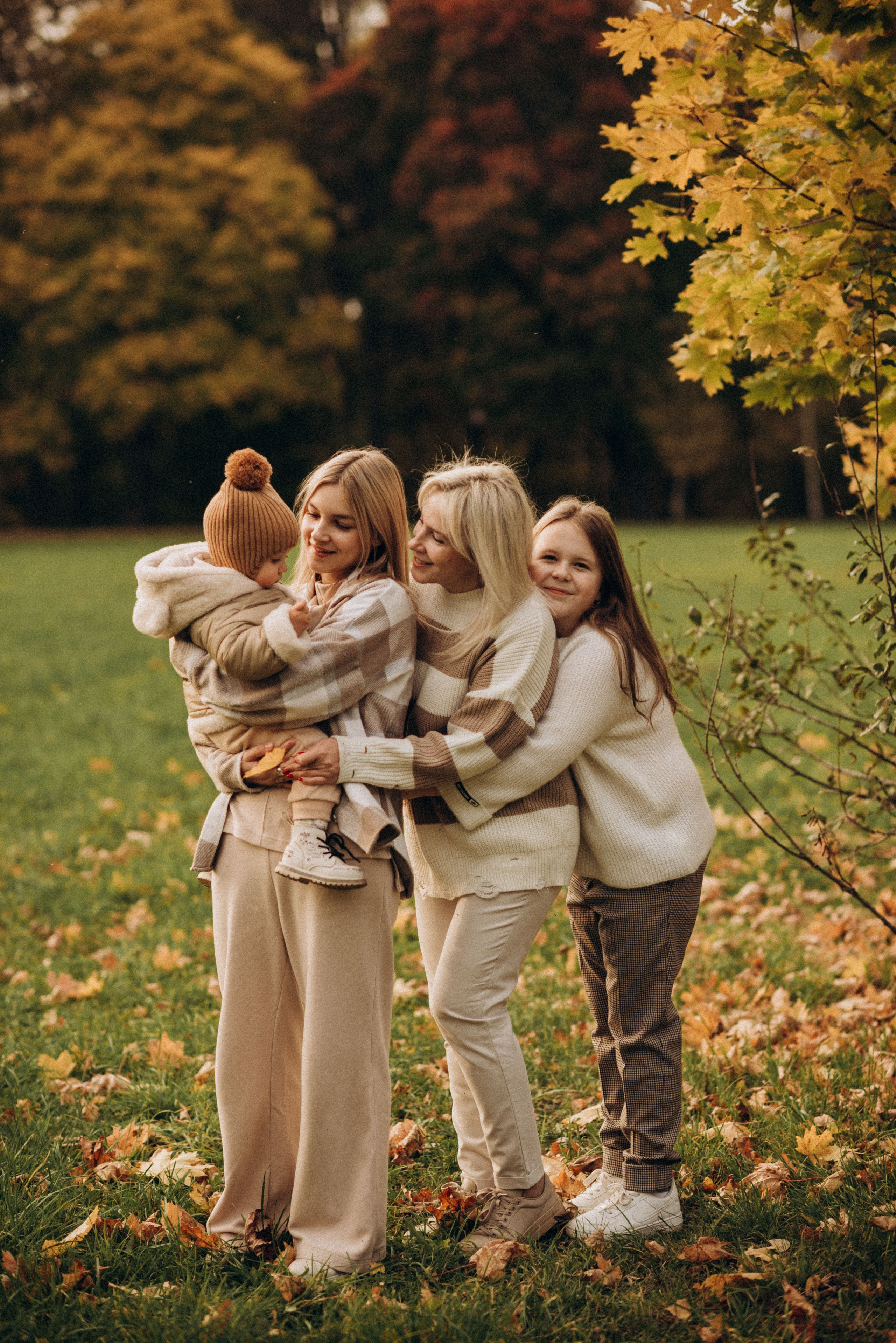 Осенняя фотосессия в парке. Семейный фотограф в Домодедово и Москве Елена Пичугина