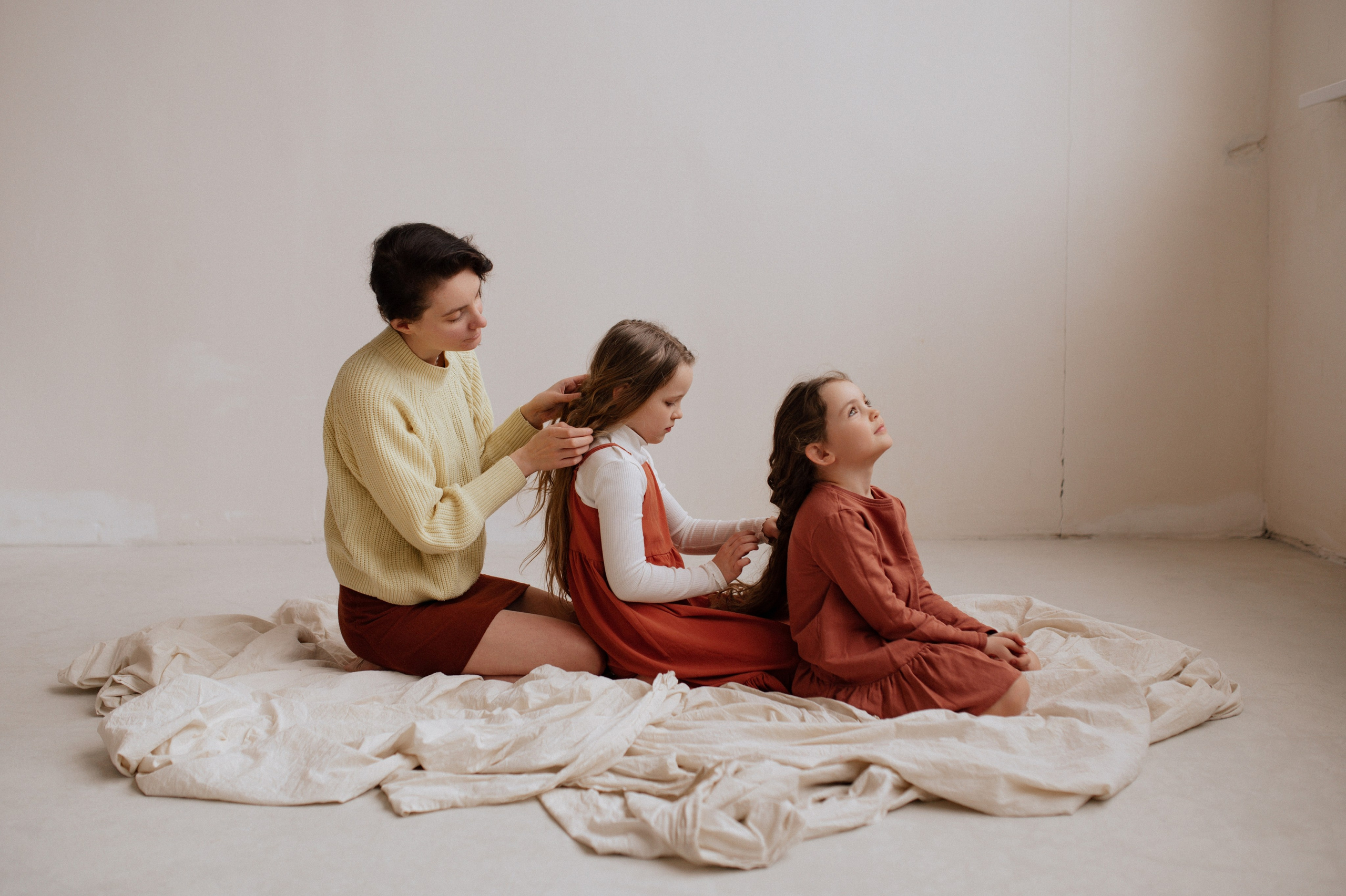 Мама и дочки. Фотограф Светлана Васильева