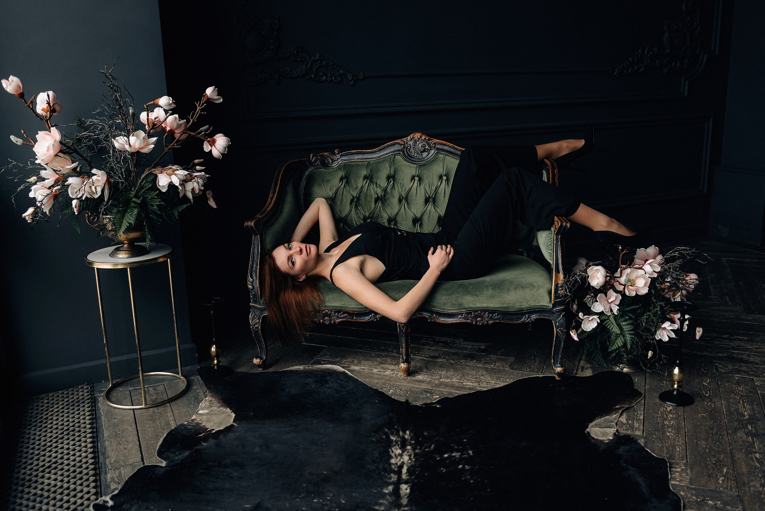 Женская фотосессия в фотостудии Nacked Sky. Портретный фотограф Москва Светлана Кашура