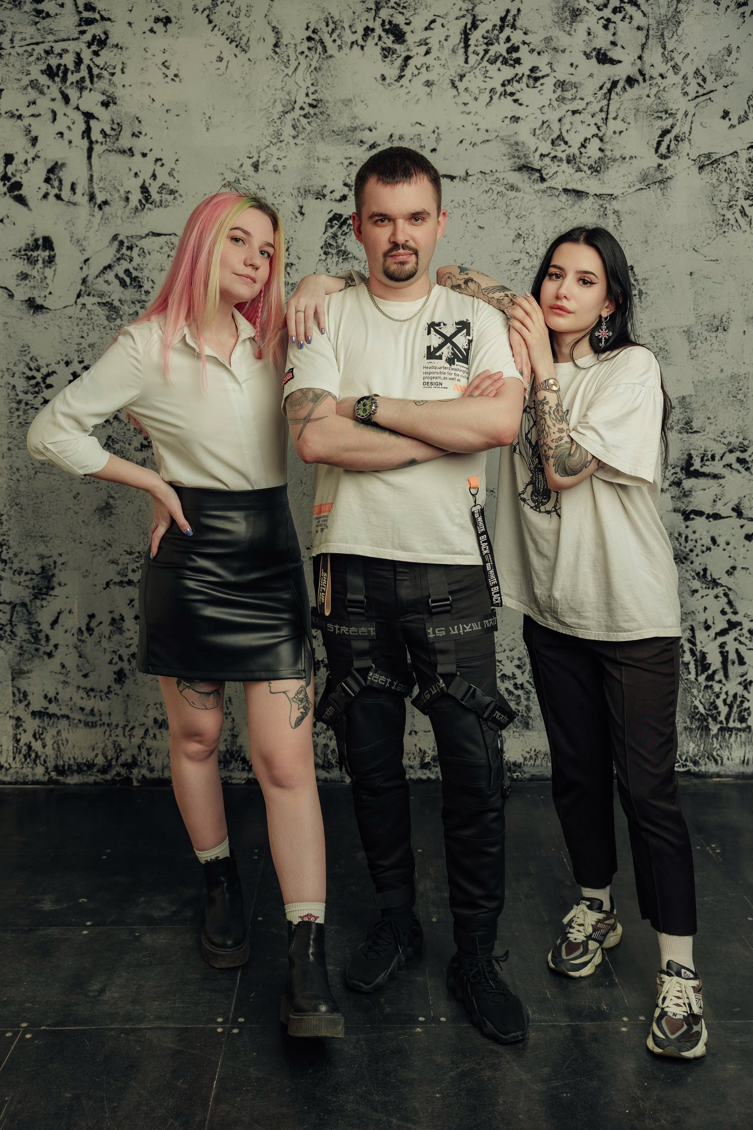 Коллективная фотосессия для мастеров тату-салона «Бить-Колотить». Алексей Шаров — свадебный и репортажный фотограф в Нижнем Новгороде