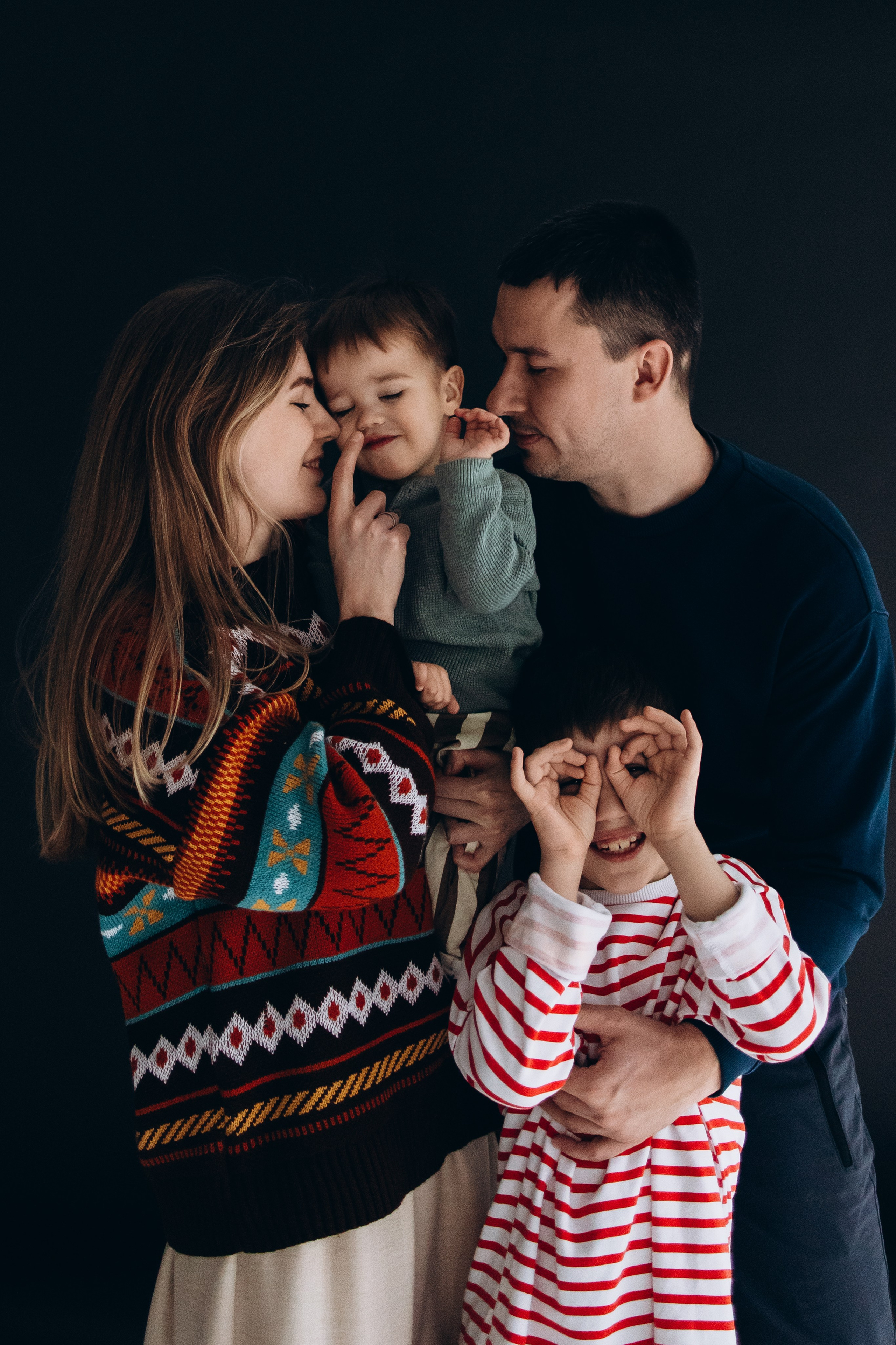 Оля, Андрей, Даня и Паша. Семейный фотограф в Москве Марина Петра