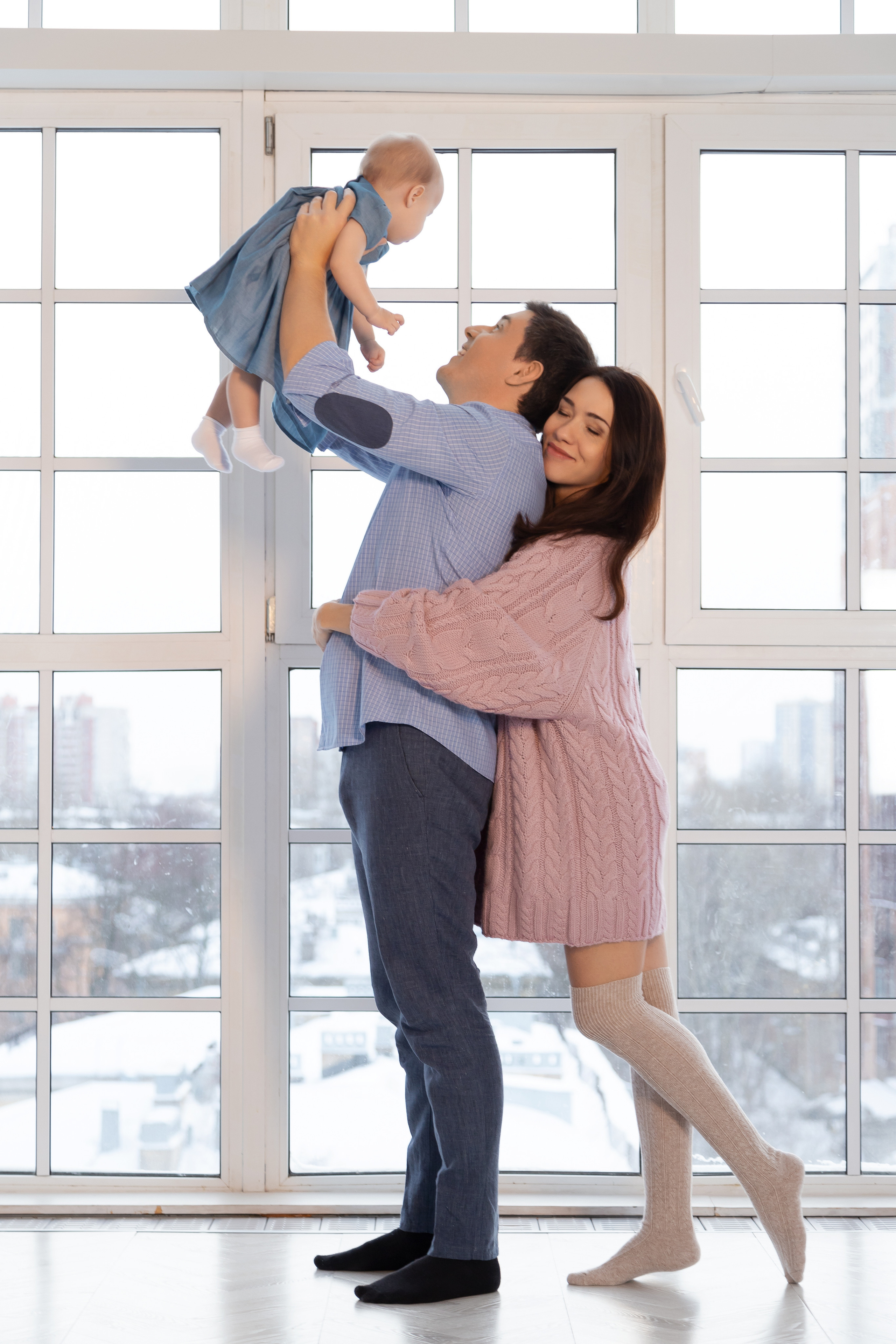 Семейная рождественская съёмка. Семейный и свадебный фотограф в Петербурге Евгения и Николай Шевчук