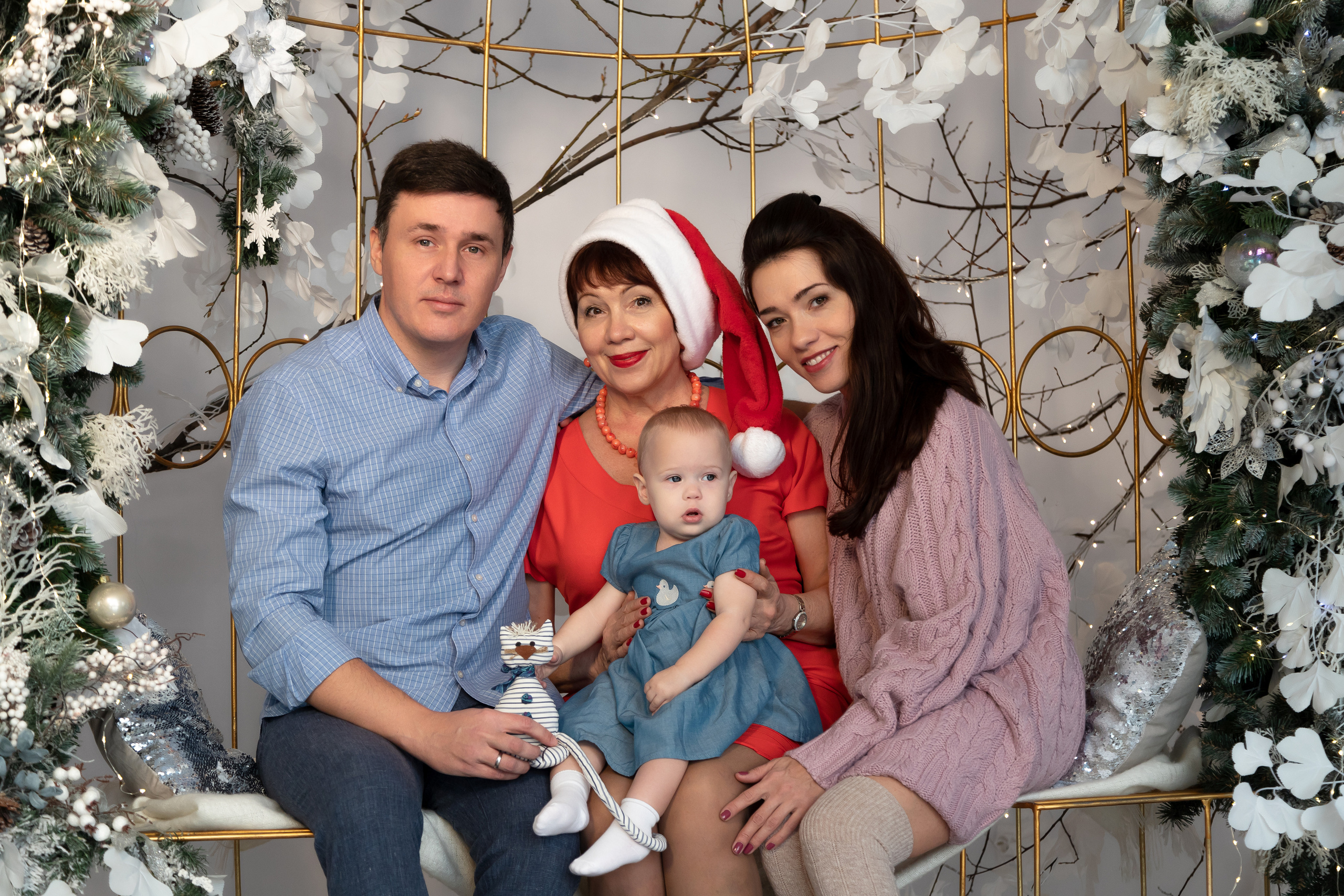 Семейная рождественская съёмка. Семейный и свадебный фотограф в Петербурге Евгения и Николай Шевчук