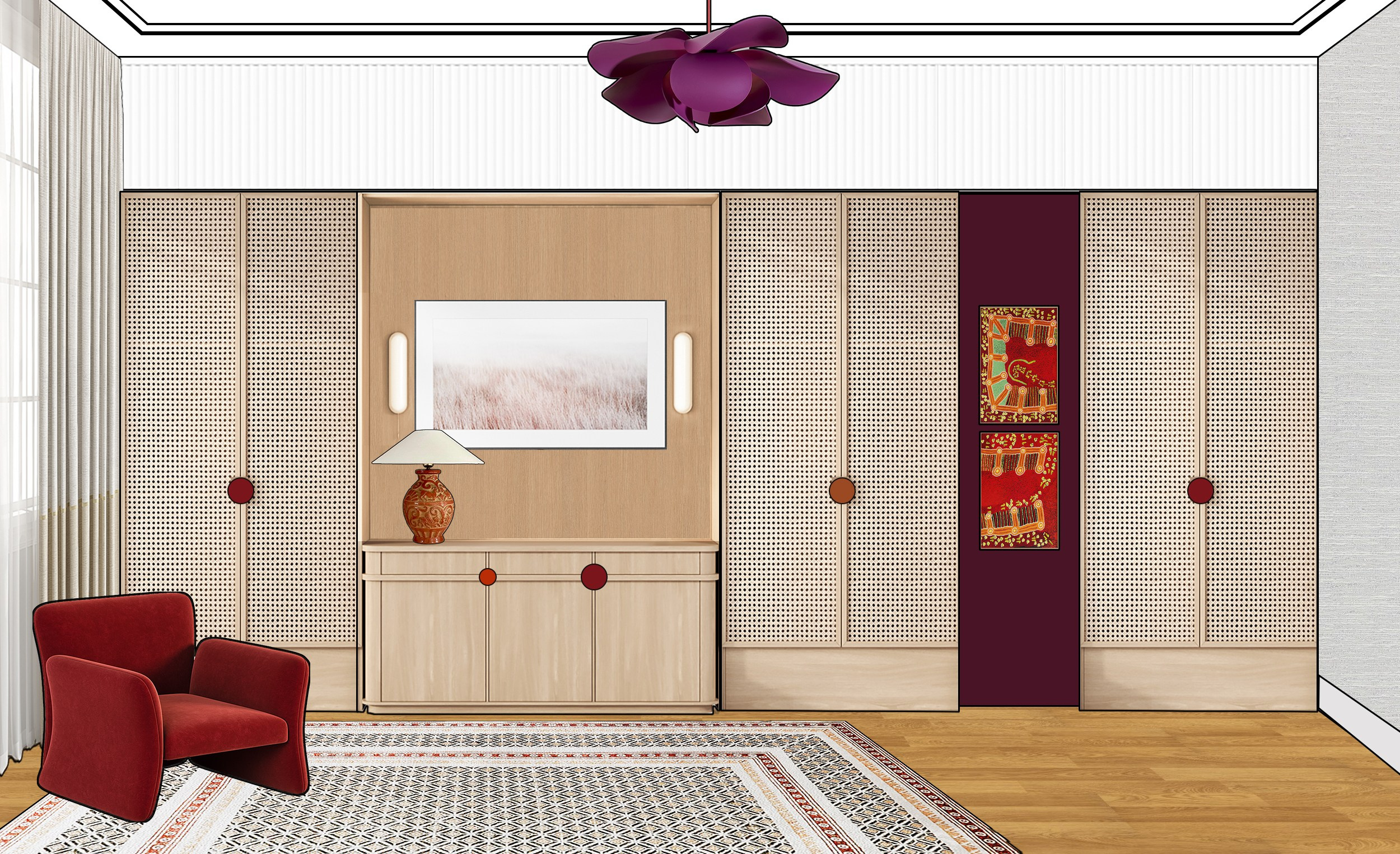 Various projects for decorating individual rooms. SHAIMERDINOVA INTERIORS