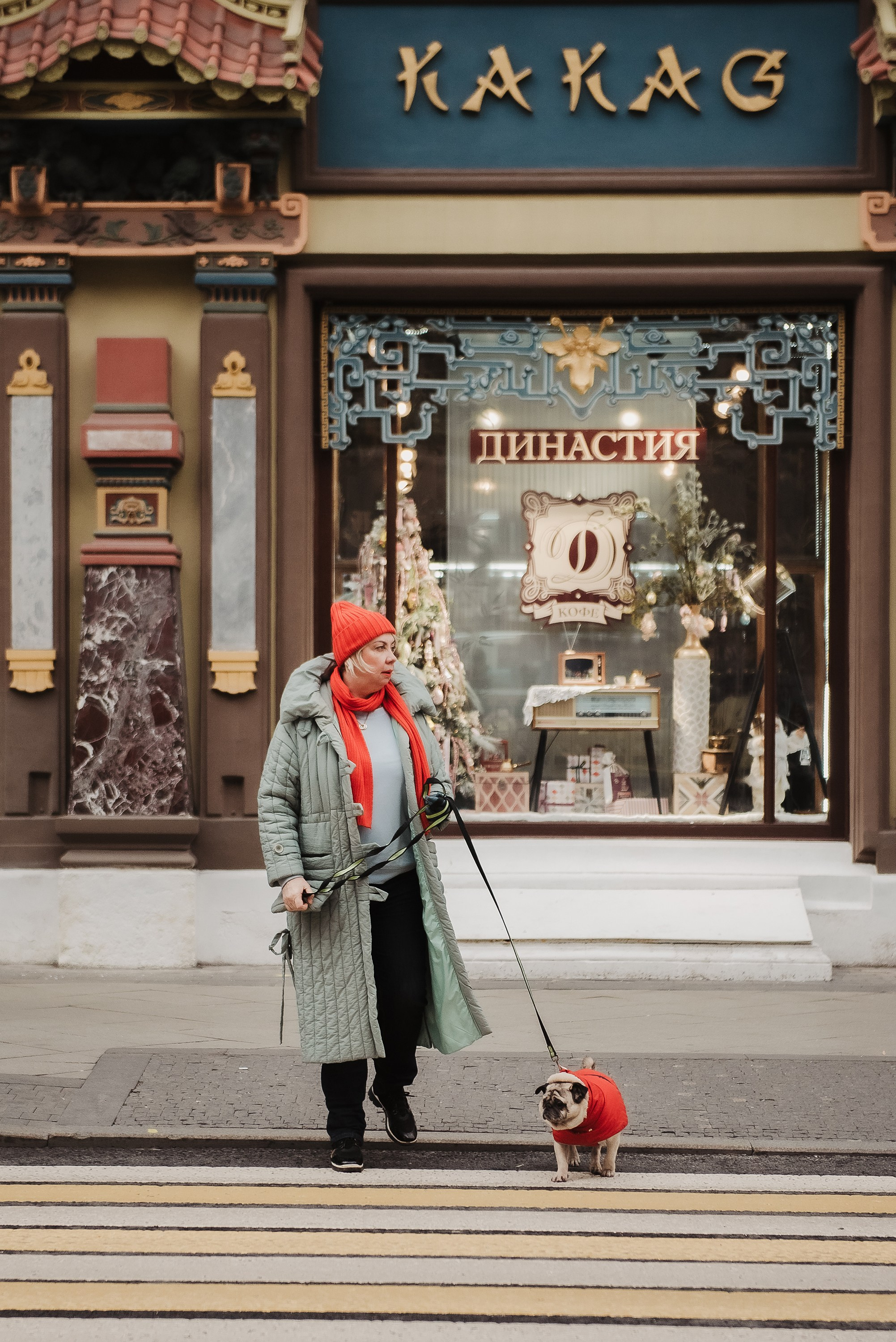 Ольга и Потапум. Прогулка к чайному дому. Семейный Фотограф в Москве Ирина Хохлова