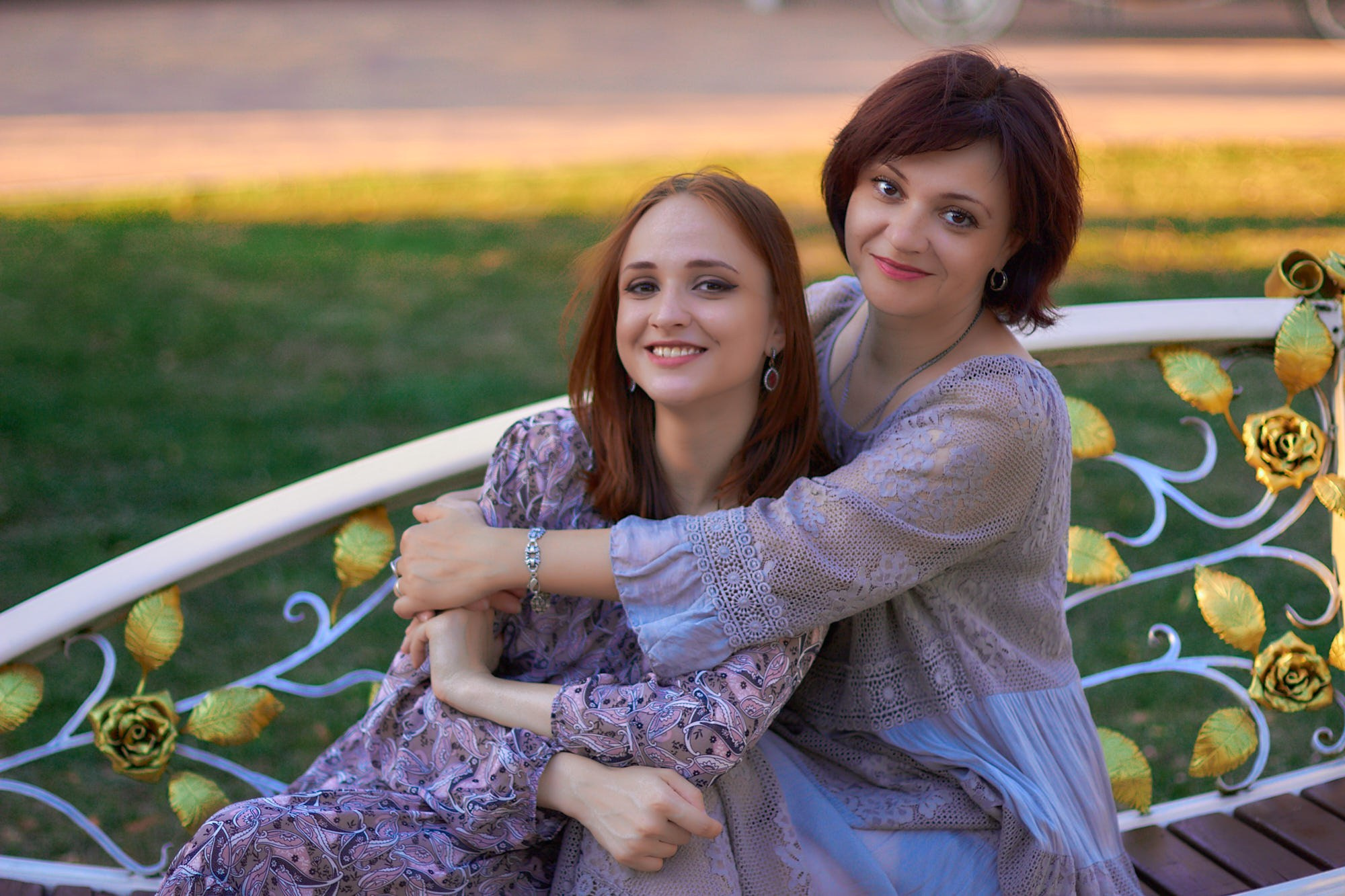 Фото мама и дочь. Семейное фото.