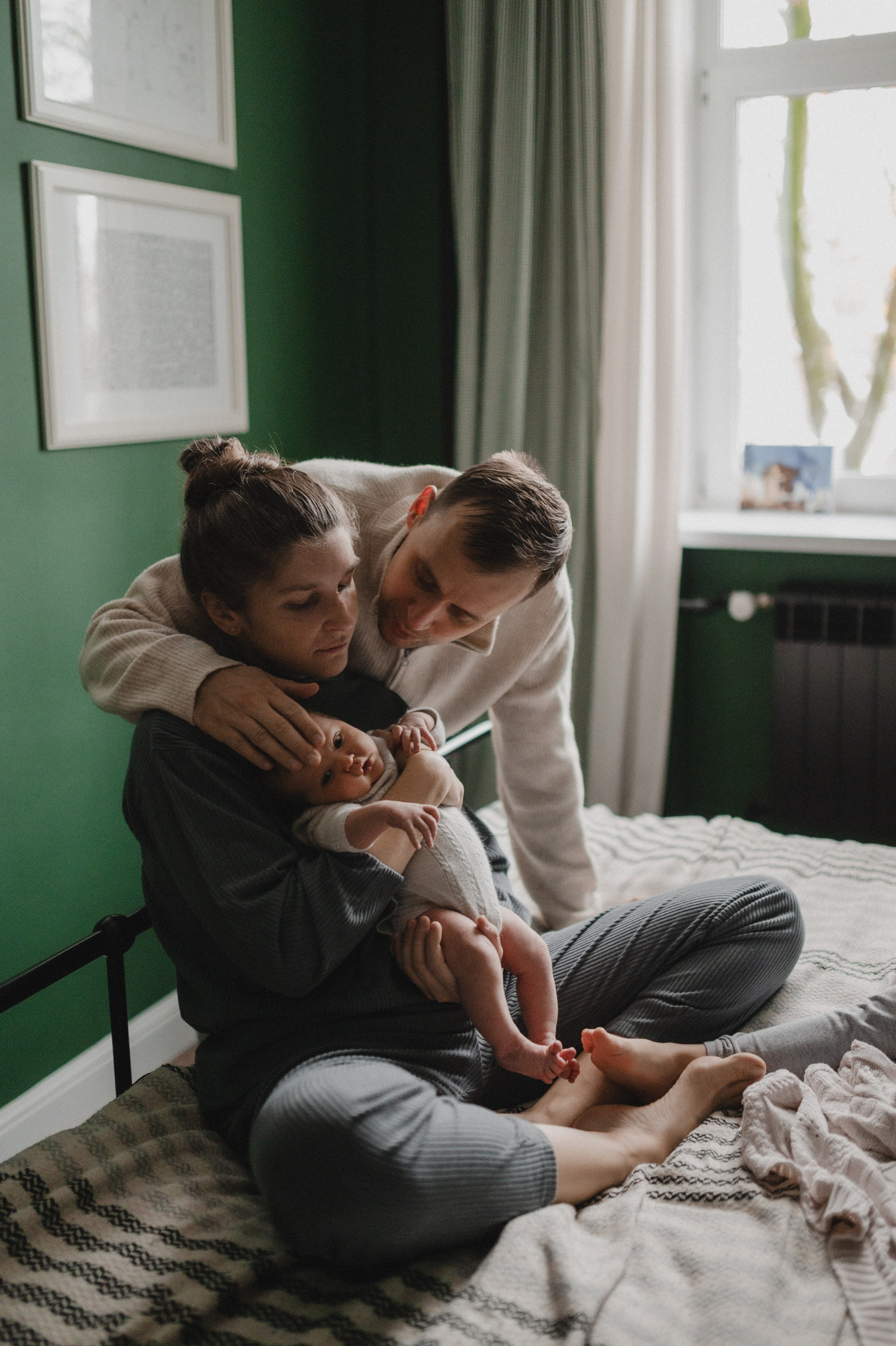 Дима, Нелли, Марк, Нина и Кира дома. Семейный и свадебный lifestyle-фотограф в Москве Мария Петрова