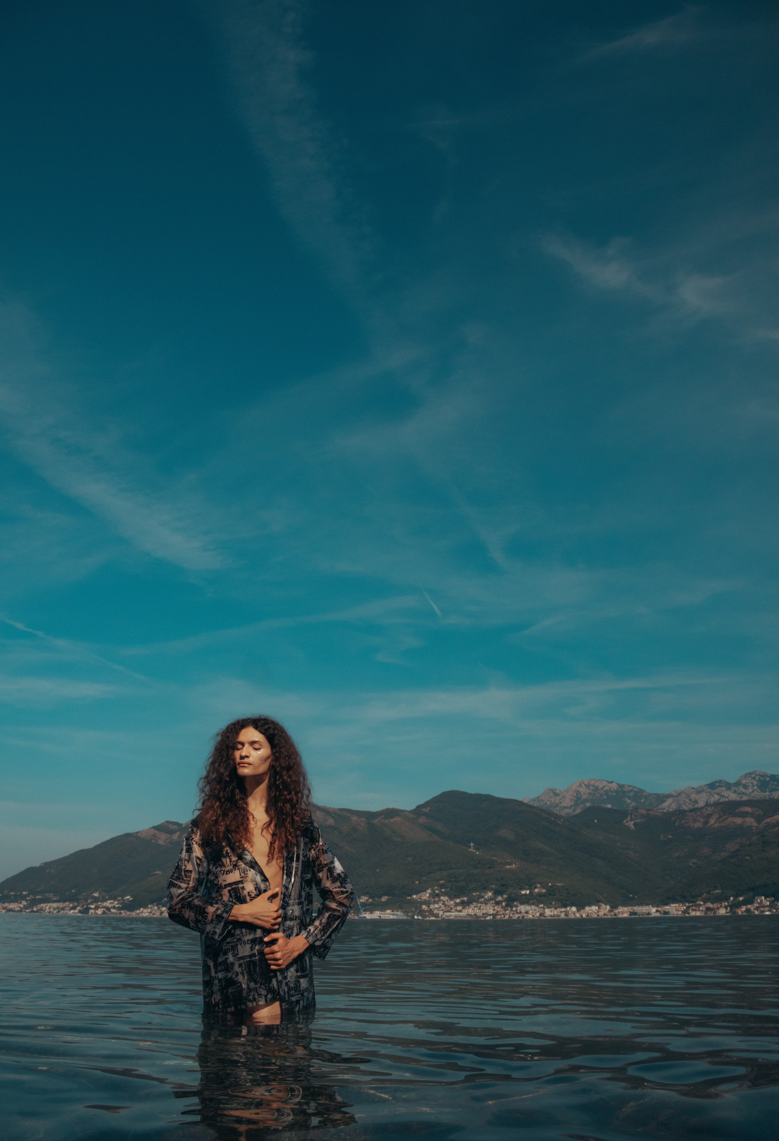 Minimalistic photoshoot for men in Montenegro. Portrait photographer in Tivat Montenegro Katerina Kirsanova