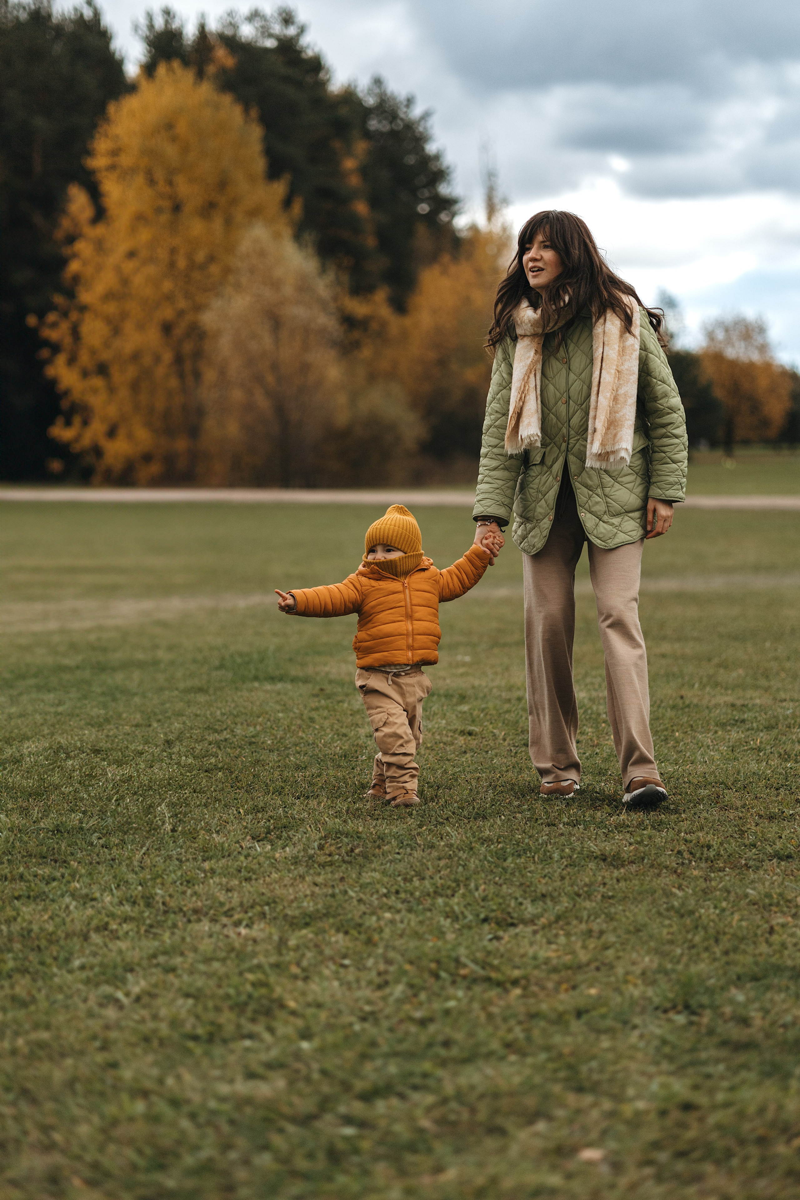 Осенняя семейная съемка. Фотограф Анималист в Москве Анастасия Жучкова