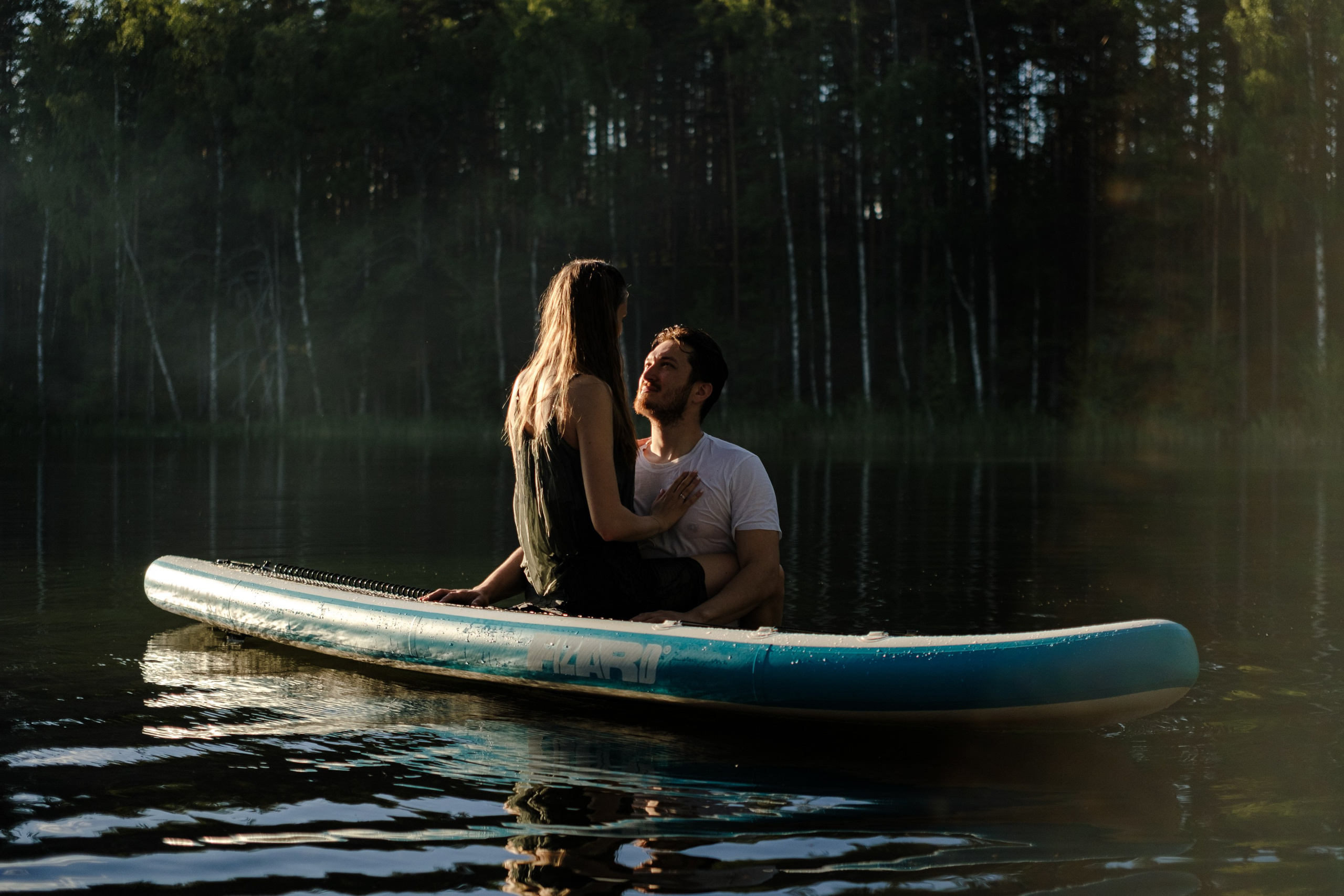 Петя и Лина, на сапах. Интерьерный фотограф и видеограф в Санкт-Петербурге Вадим Балбашевский