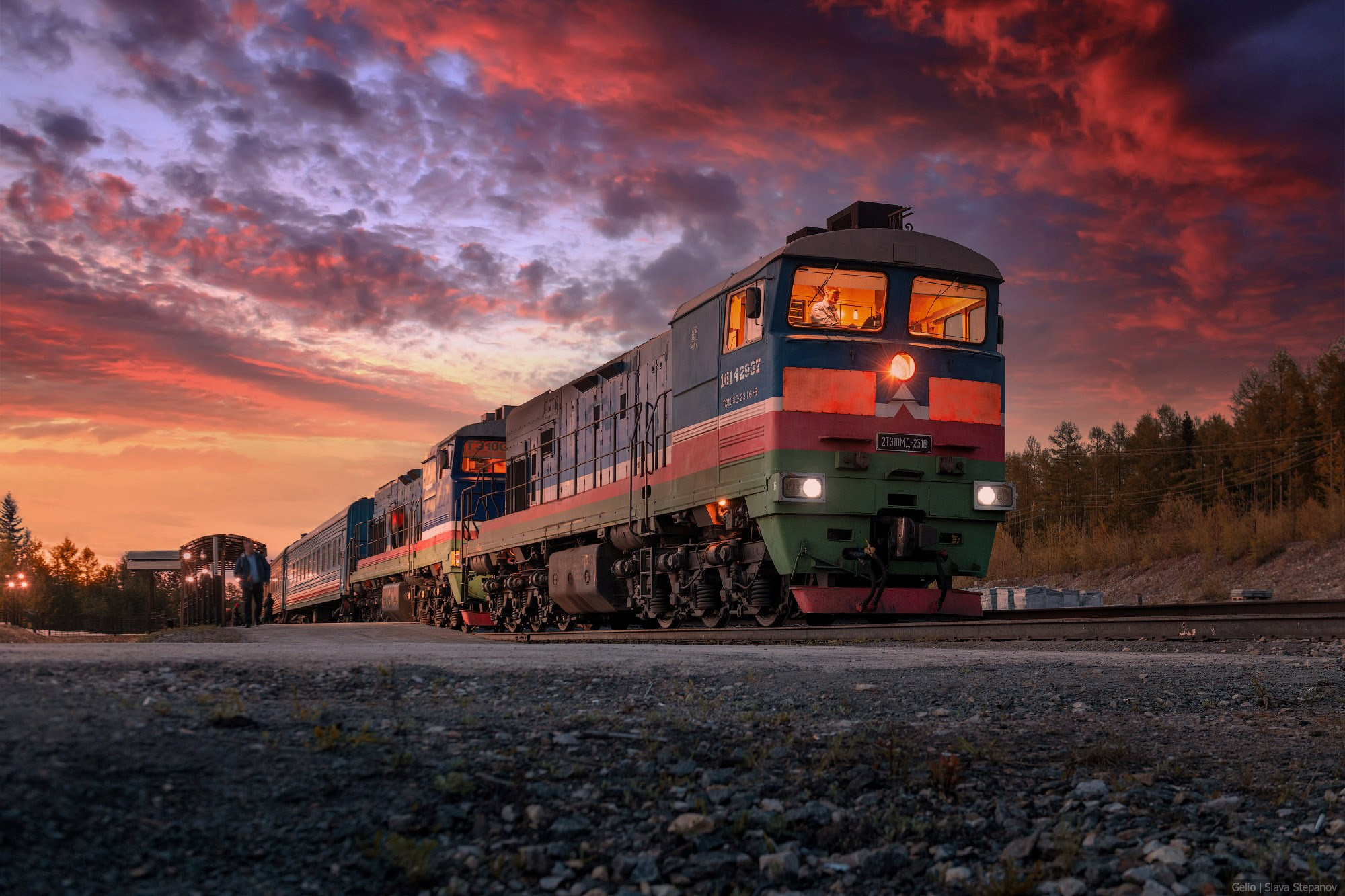 Железная дорога. Фотограф Слава Степанов, Gelio