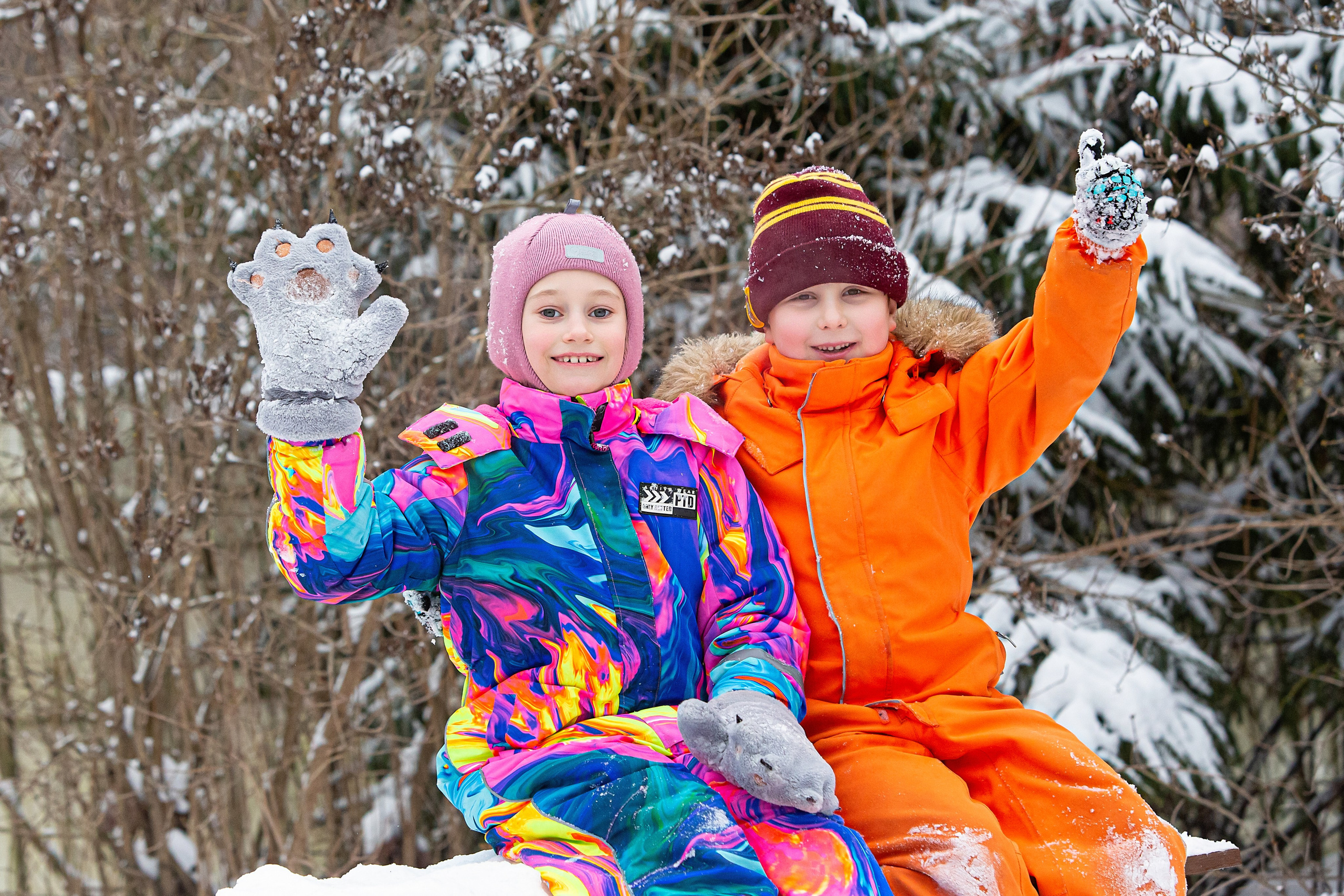 Зима в детском саду. Свадебный, семейный, детский фотограф в Санкт-Петербурге