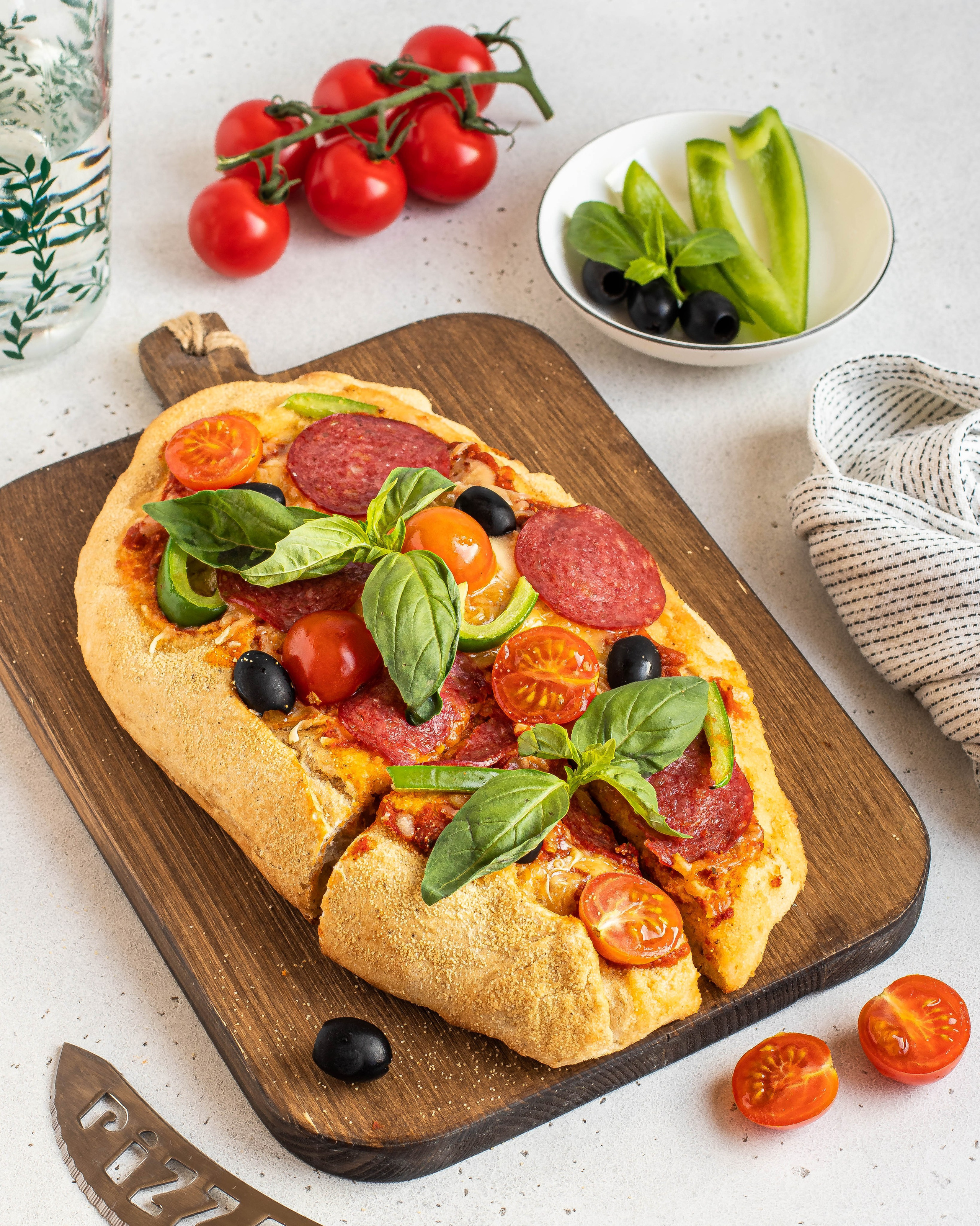 Съемка пиццы для доставки