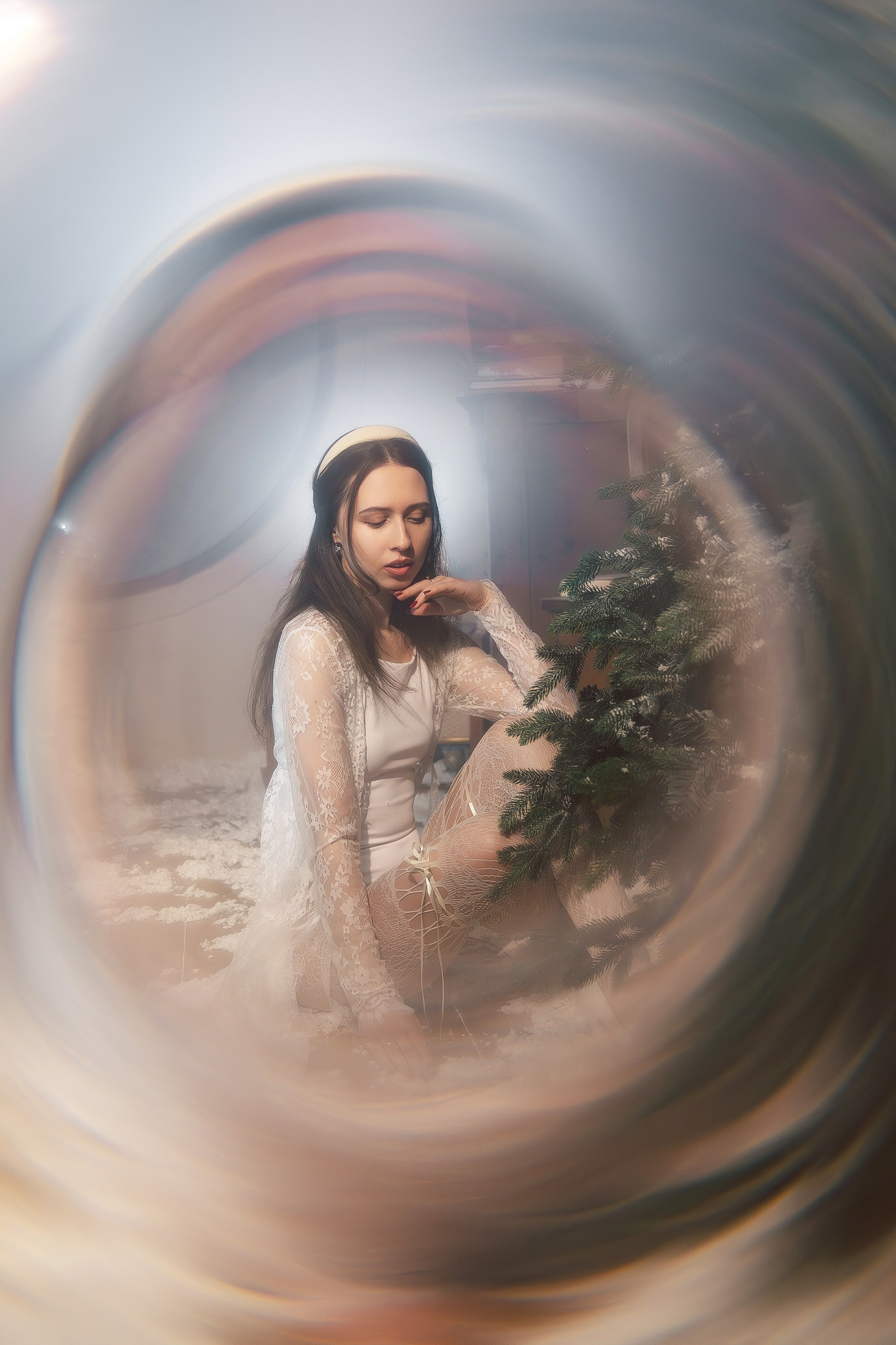 Зимняя сказка на чердаке. Семейный и женский фотограф в Москве Надежда Воробьева