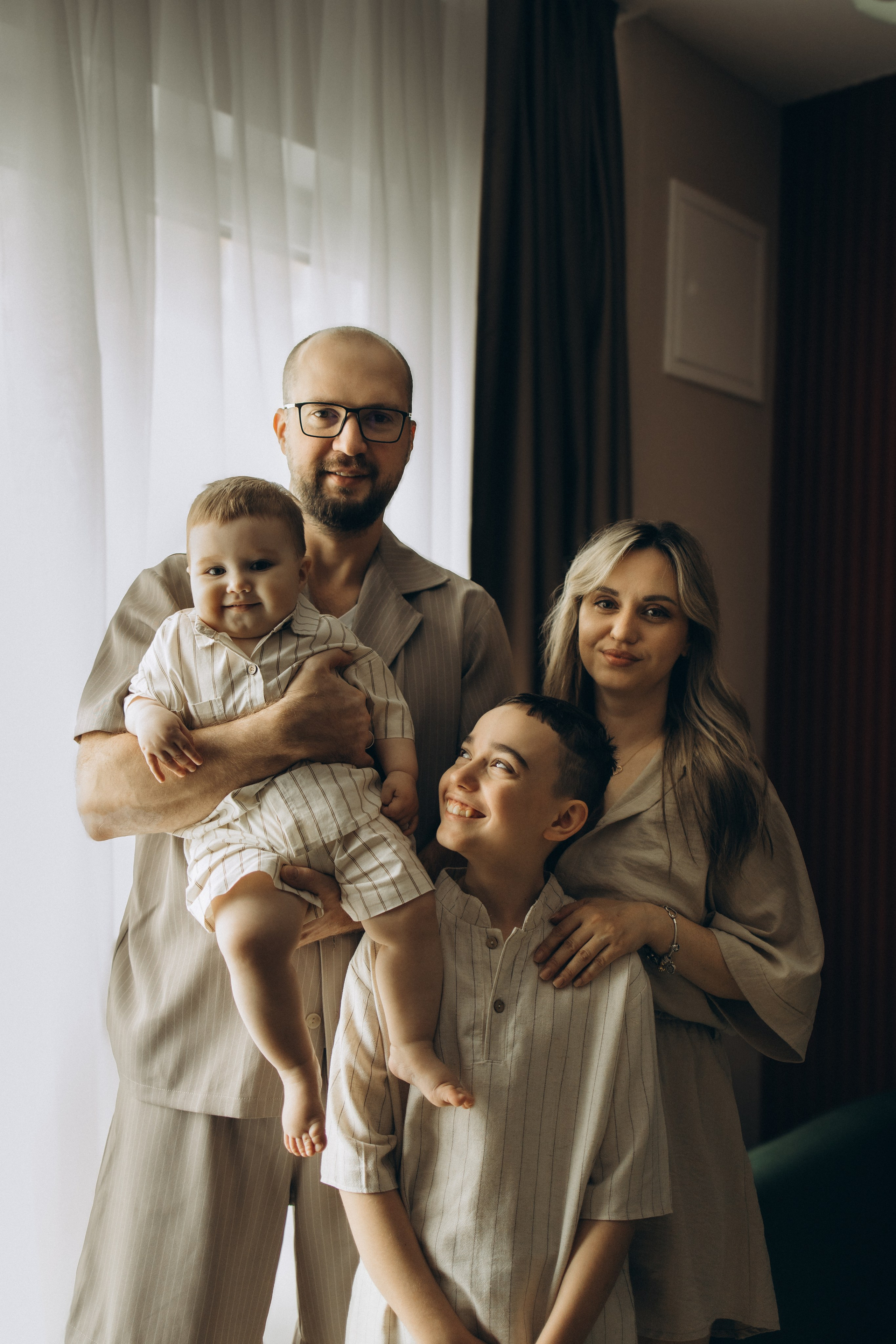 Дарья, Максим, Владислав и Матвей. Семейный фотограф в Москве Алина Киблина