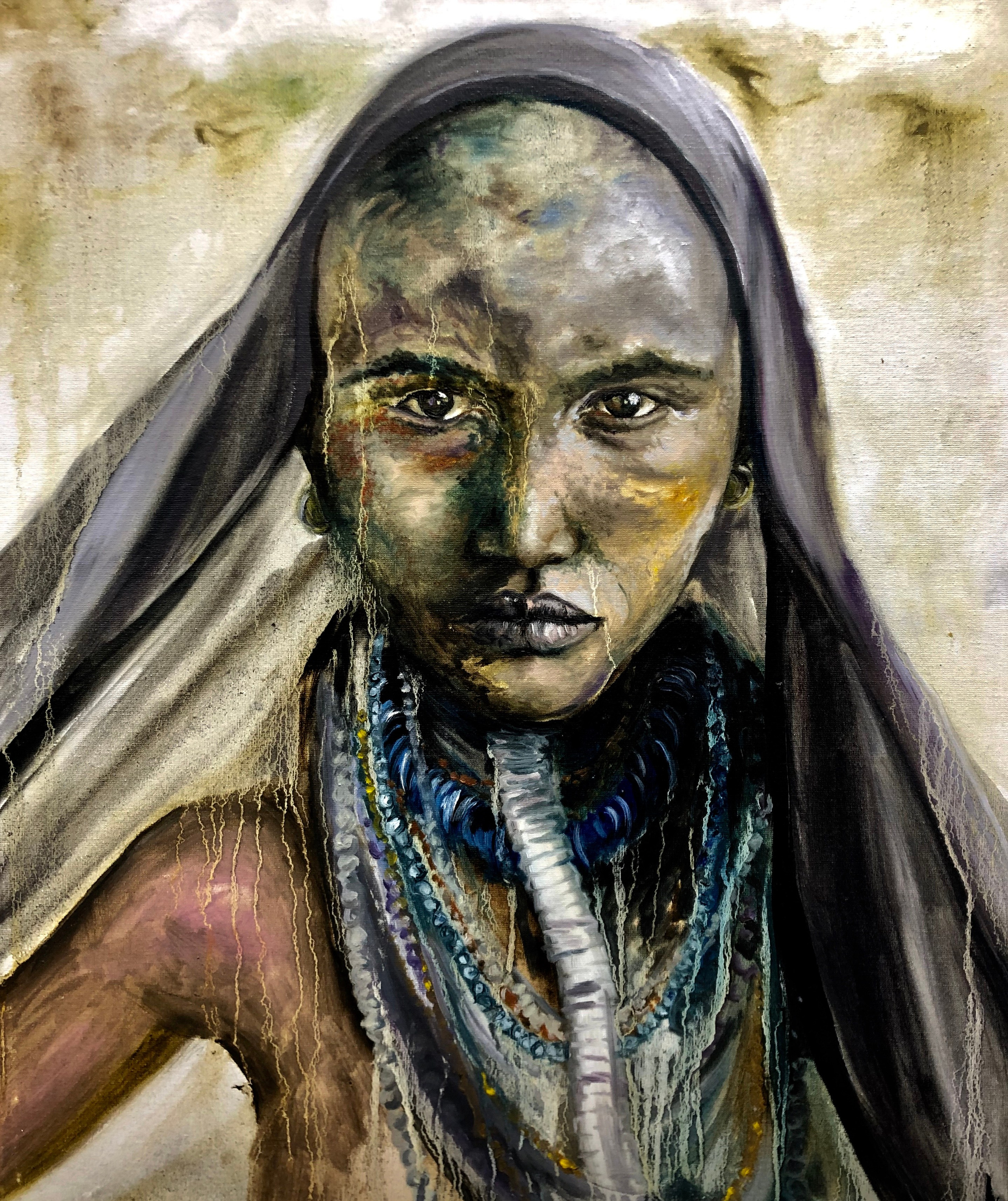 Fine Art. Portrait Artist and Illustrator Alevtina Golovin