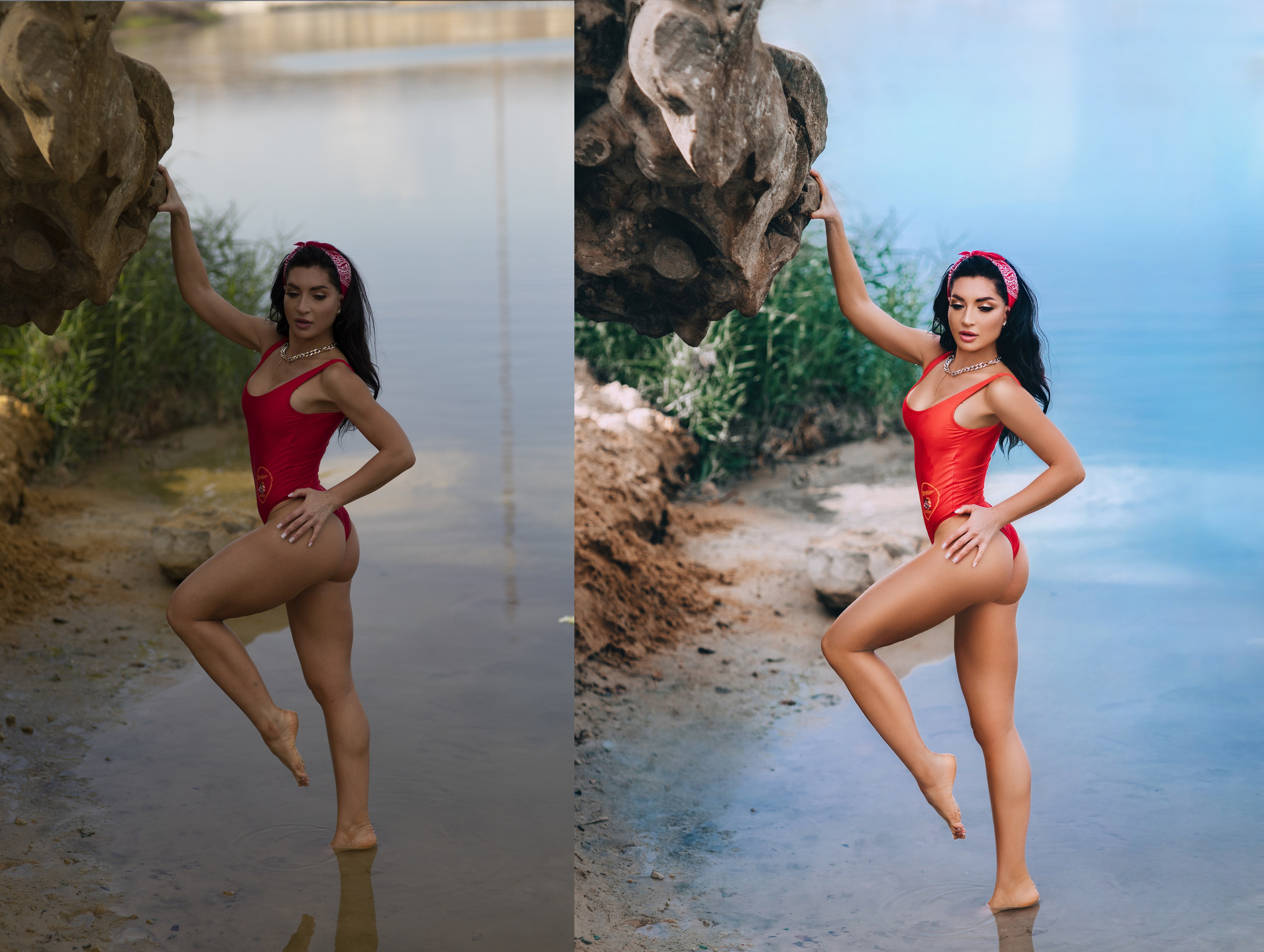 Ретушь до и после. Семейный и женский фотограф в Екатеринбурге Светлана Фиризен